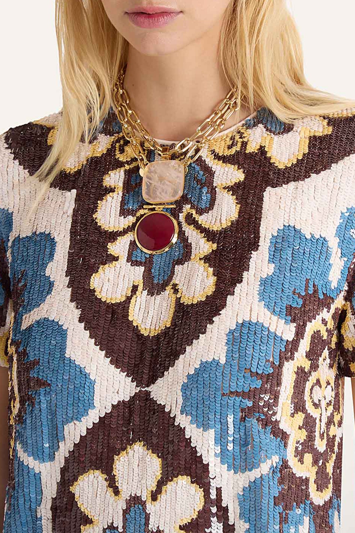 Super Mini Swing Dress in Palazzo Chocolate