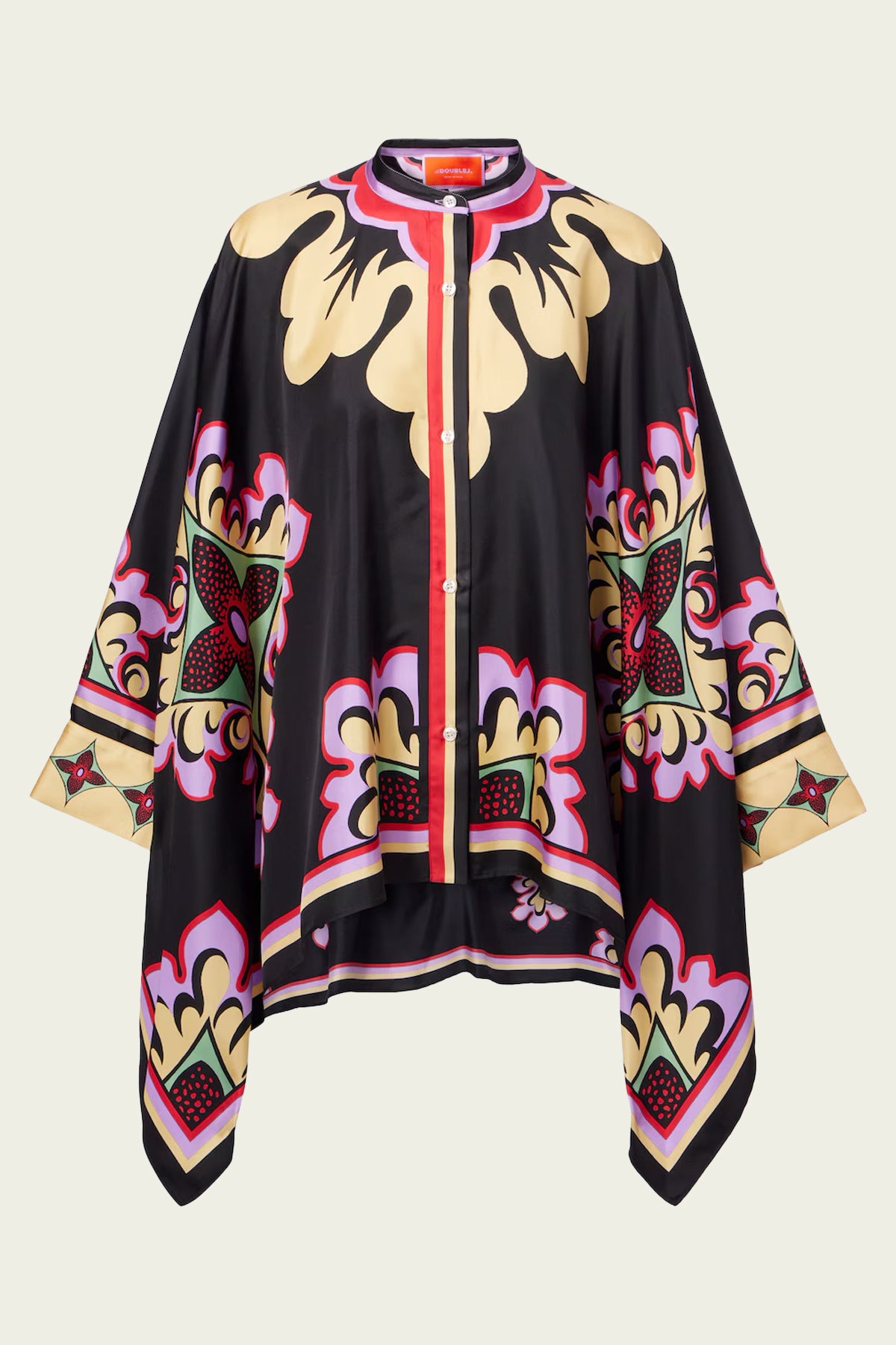 Foulard Shirt in Palazzo Placée Lilac