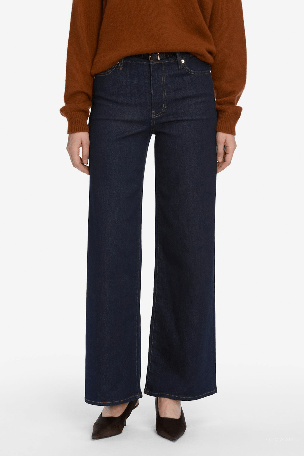 Le Slim Palazzo in Rinse - shop - olivia.com