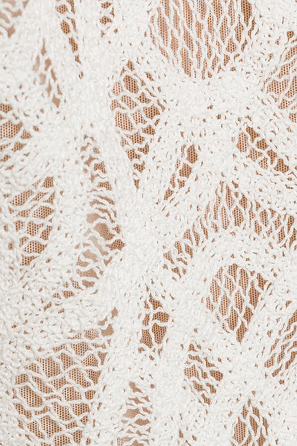 Leonora Macrame Midi Dress in White - shop - olivia.com