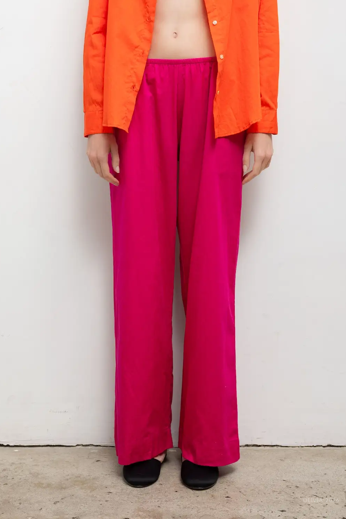Yoko Pocket Pant in Amaranth