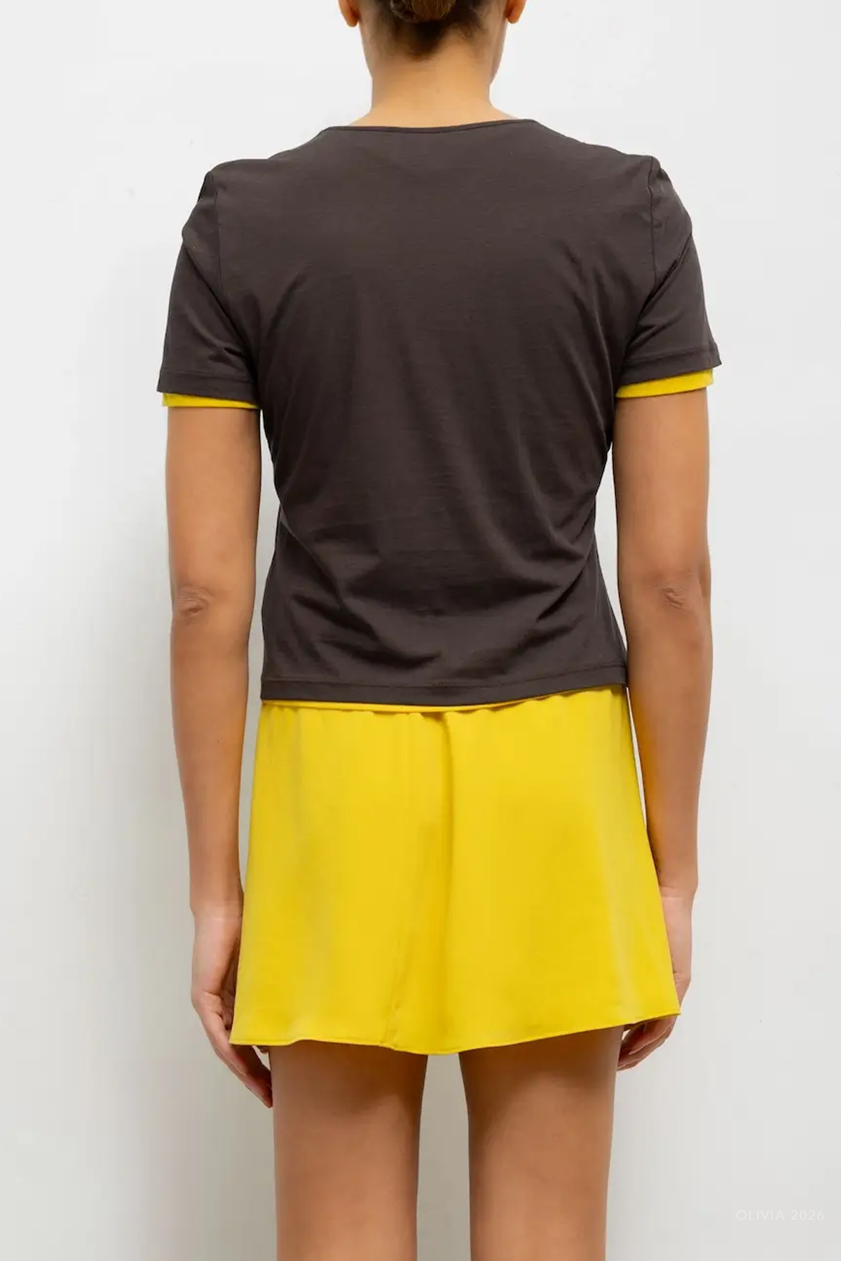 Ari Mini Skirt in Daffodil