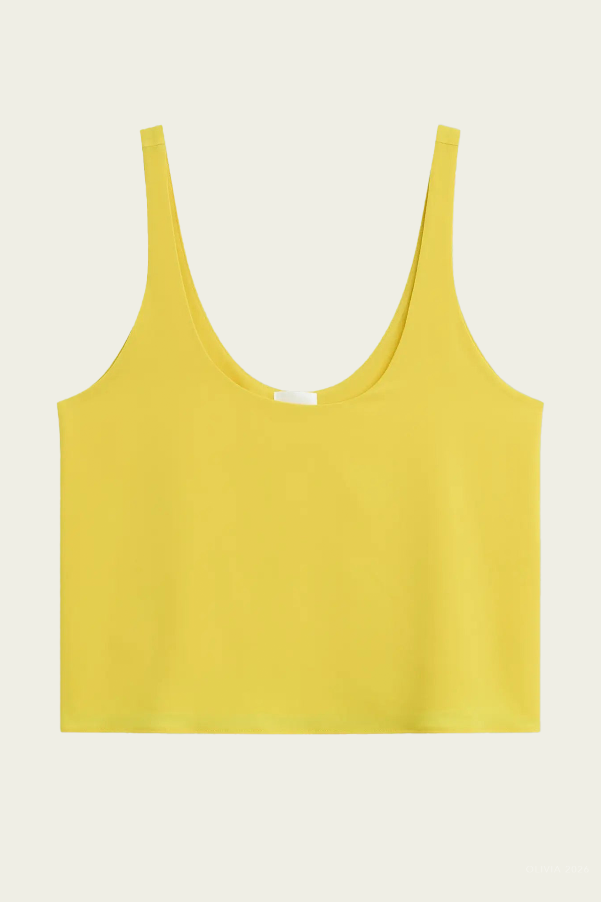 Ari Scoop Tank in Daffodil