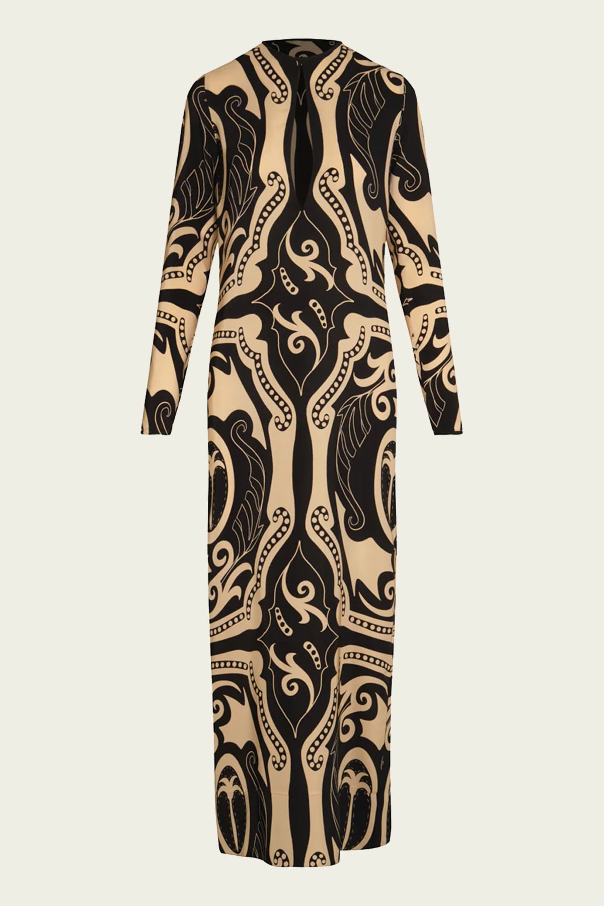 Libertad Tunic Dress in Black Ecru - shop - olivia.com