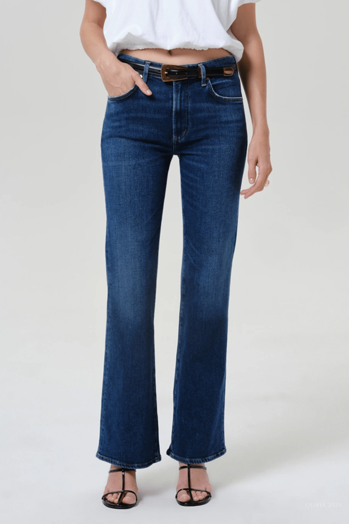 Lilah High Rise Bootcut 32.5" in Boulevard - shop-olivia.com