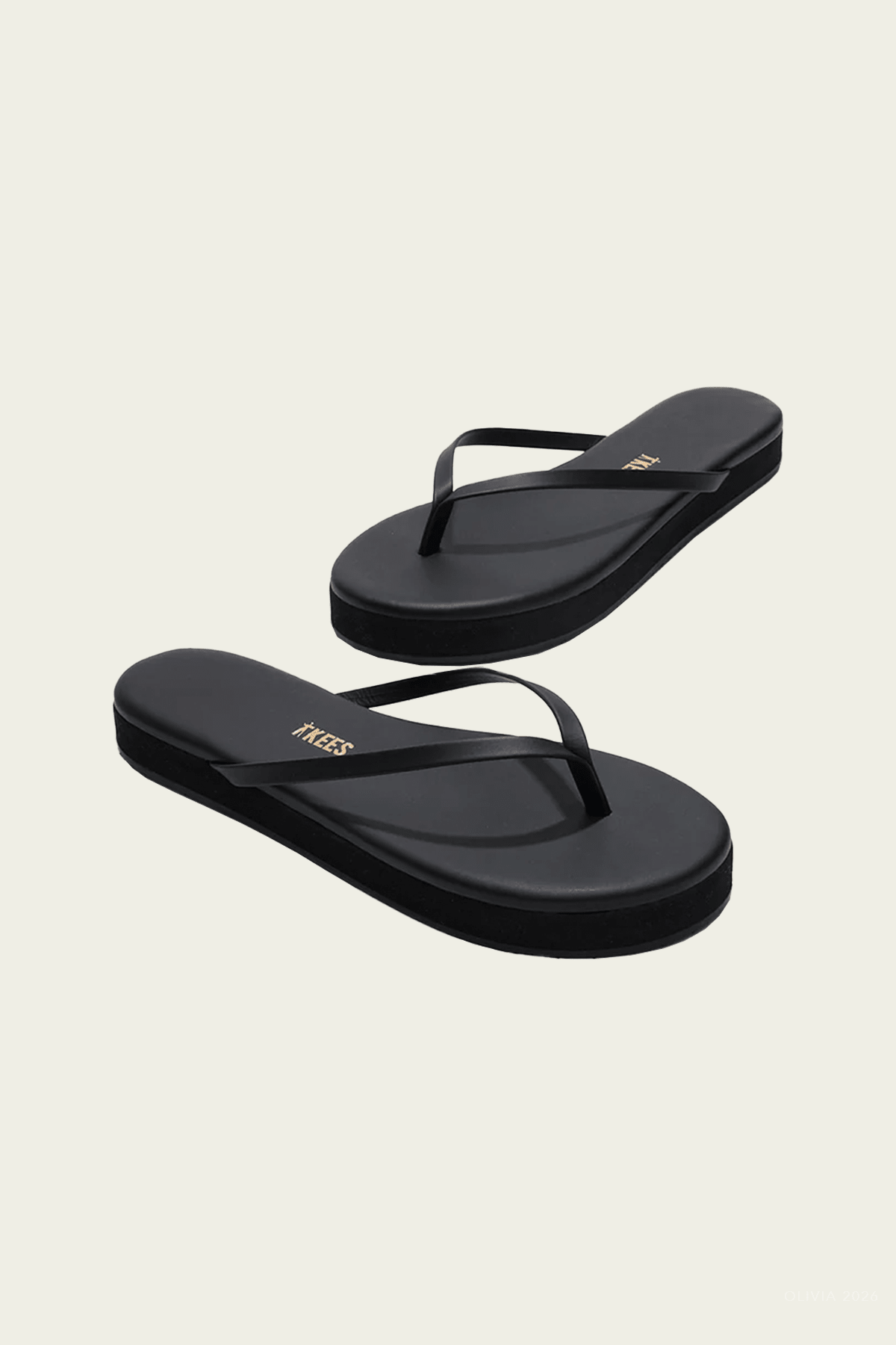 Lily Platforms Flip Flops in Sable - shop - olivia.com