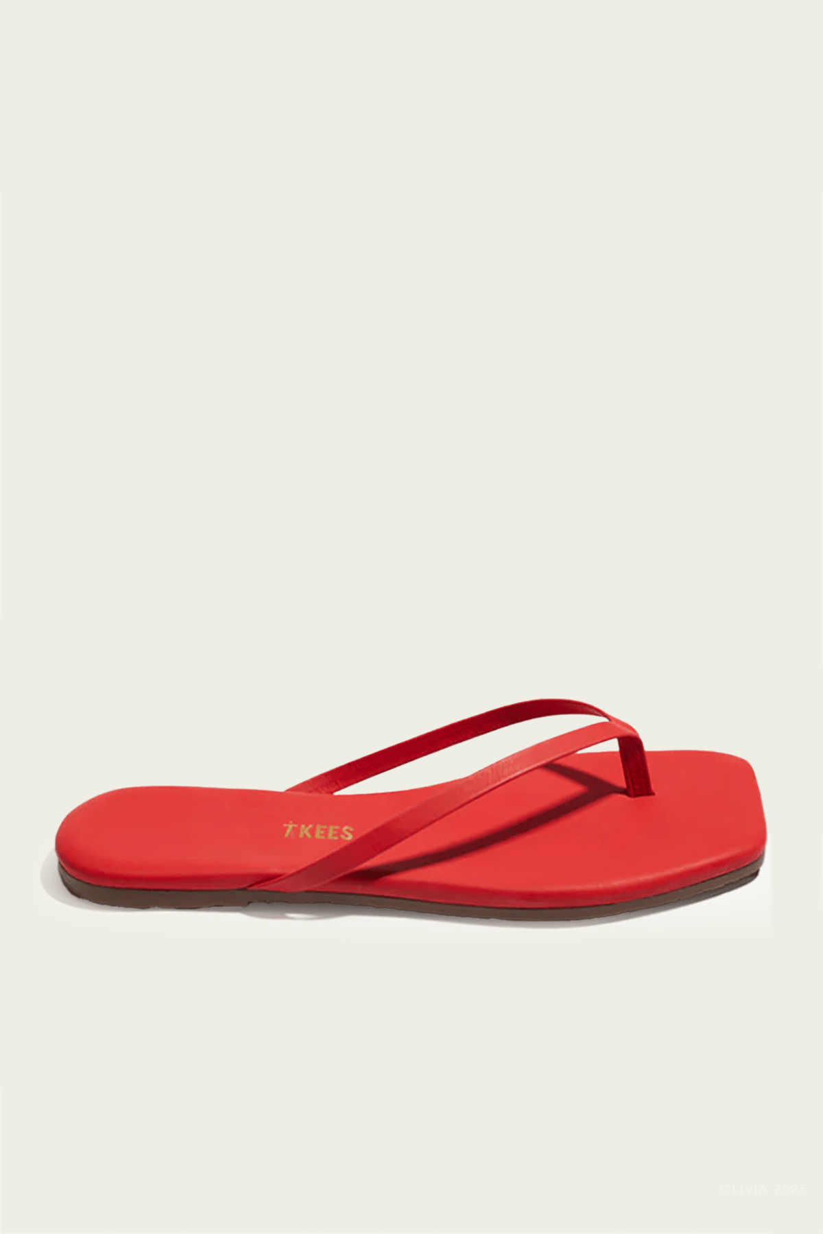 tiger lily flip flops Lily Square Toe Flip Flops in Red
