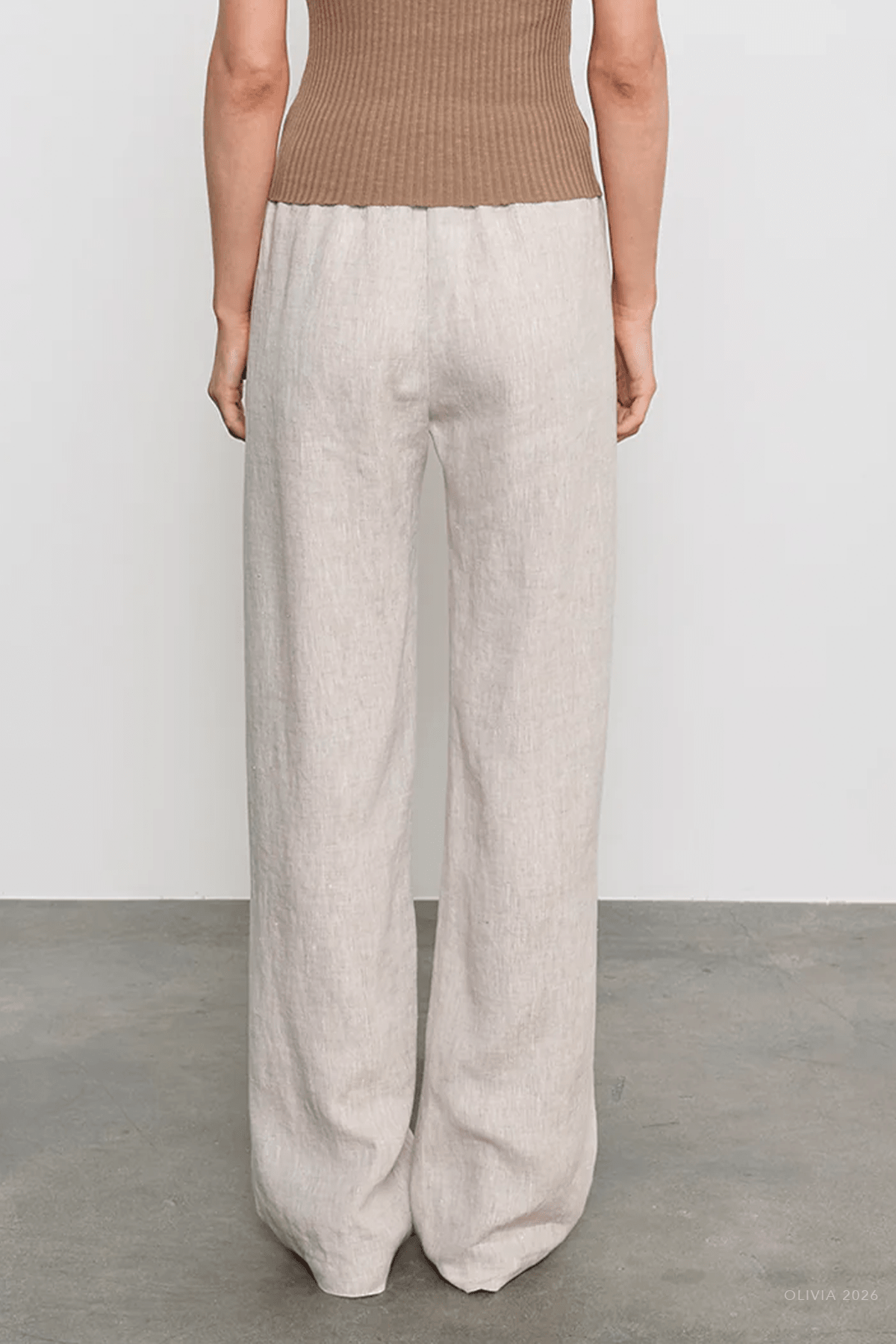Linen Everywhere Pant in Jute Heather - shop - olivia.com