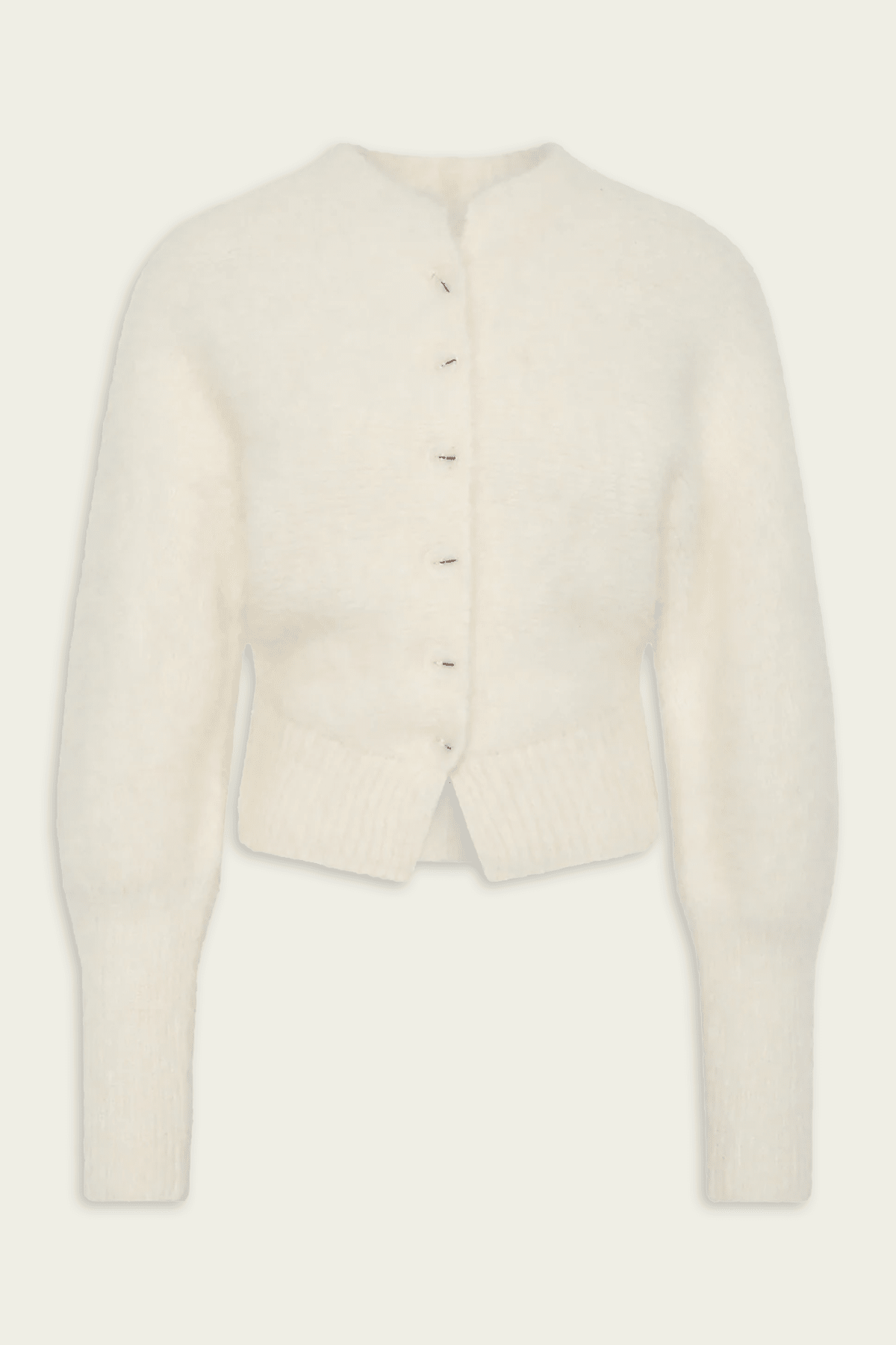 Lise Cardigan in Ivory - shop-olivia.com