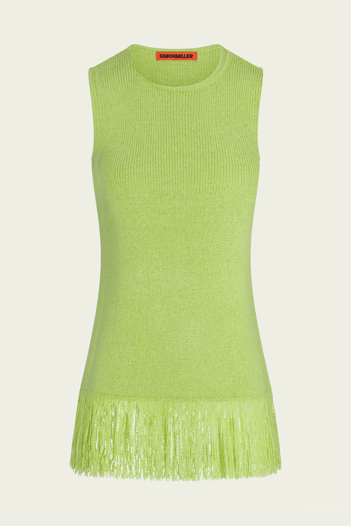 Liset Knit Top in Lime - shop-olivia.com