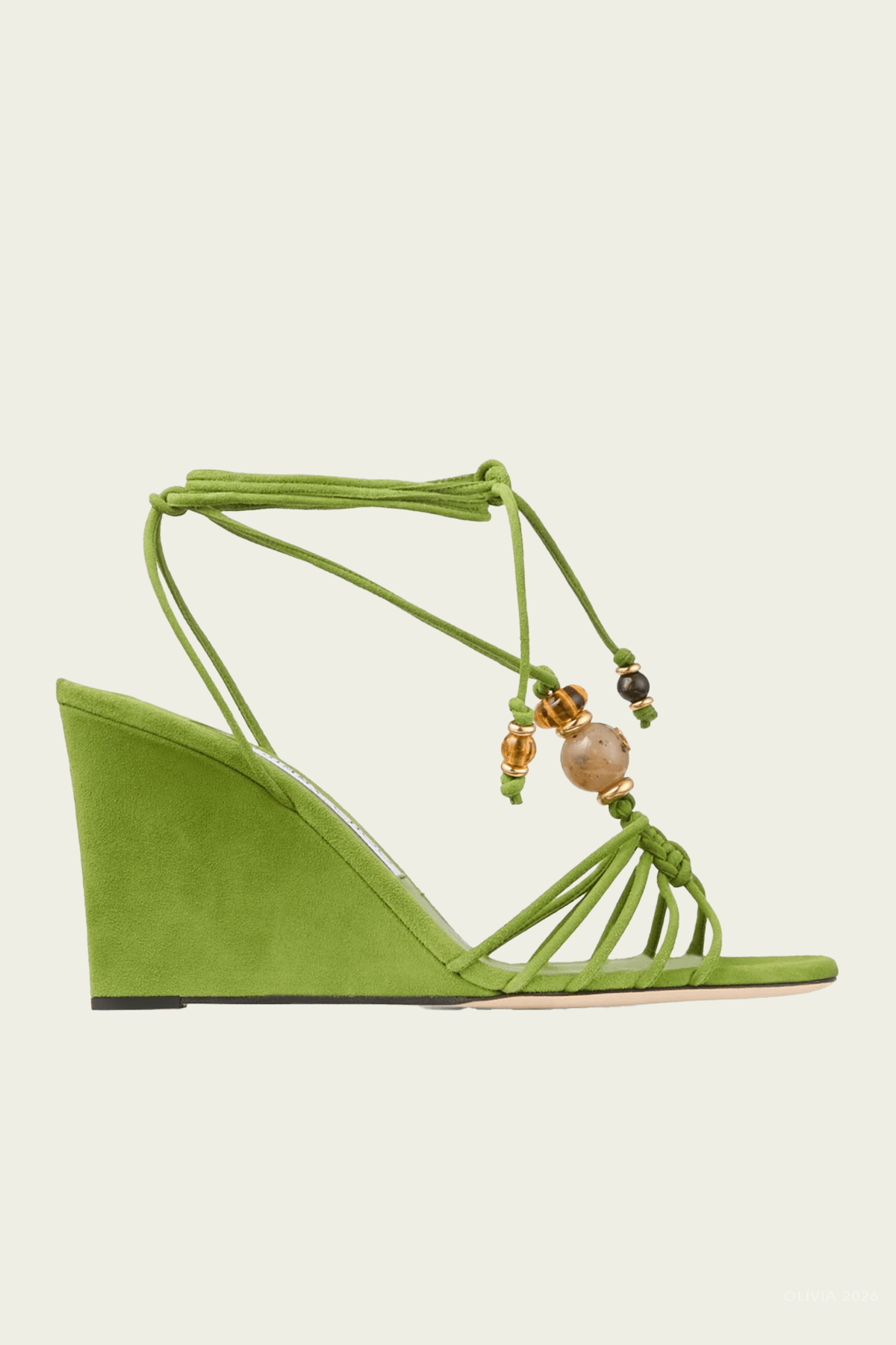 Lova Wedge 85 in Clover Mix - shop - olivia.com
