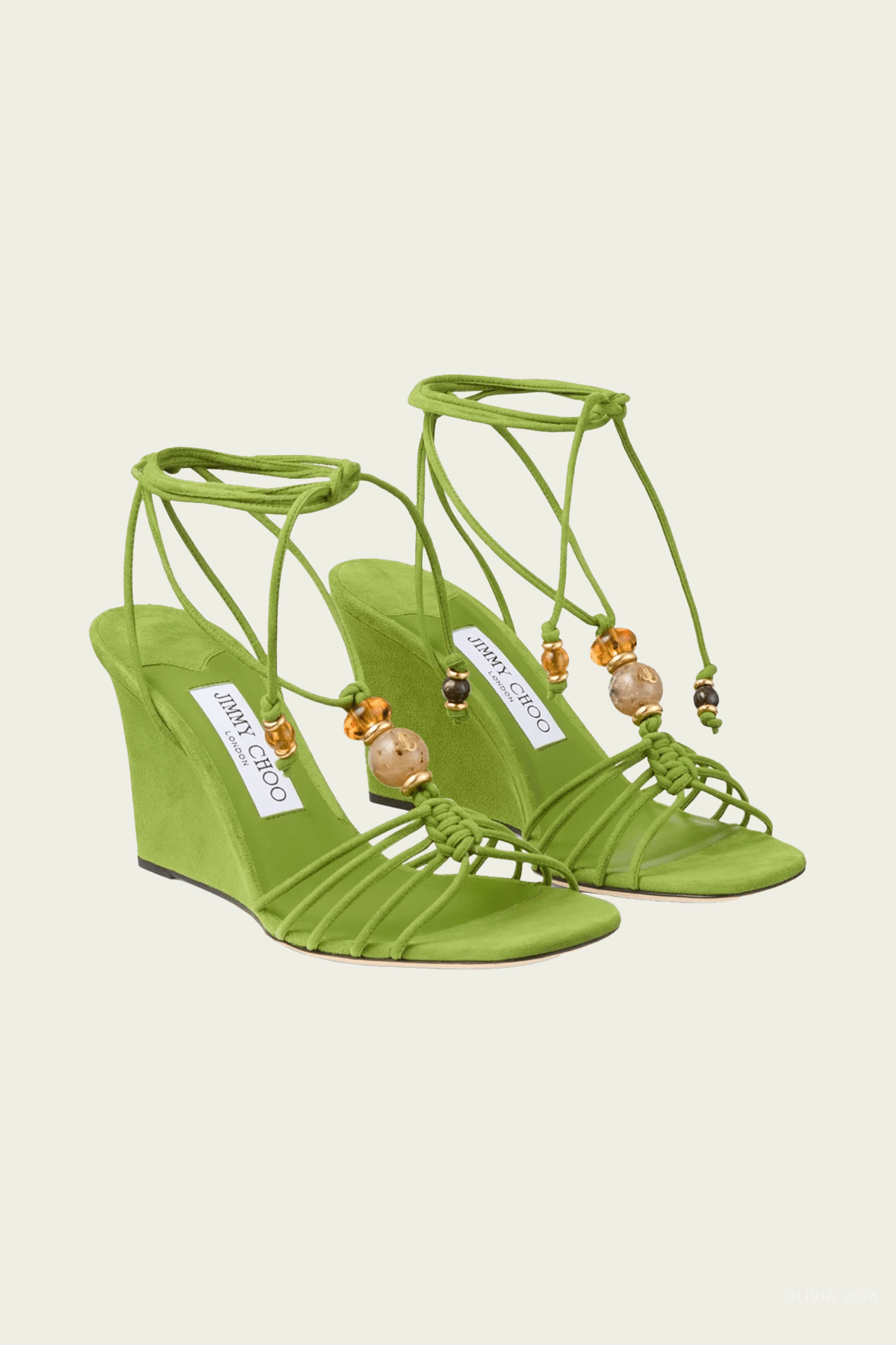 Lova Wedge 85 in Clover Mix - shop - olivia.com