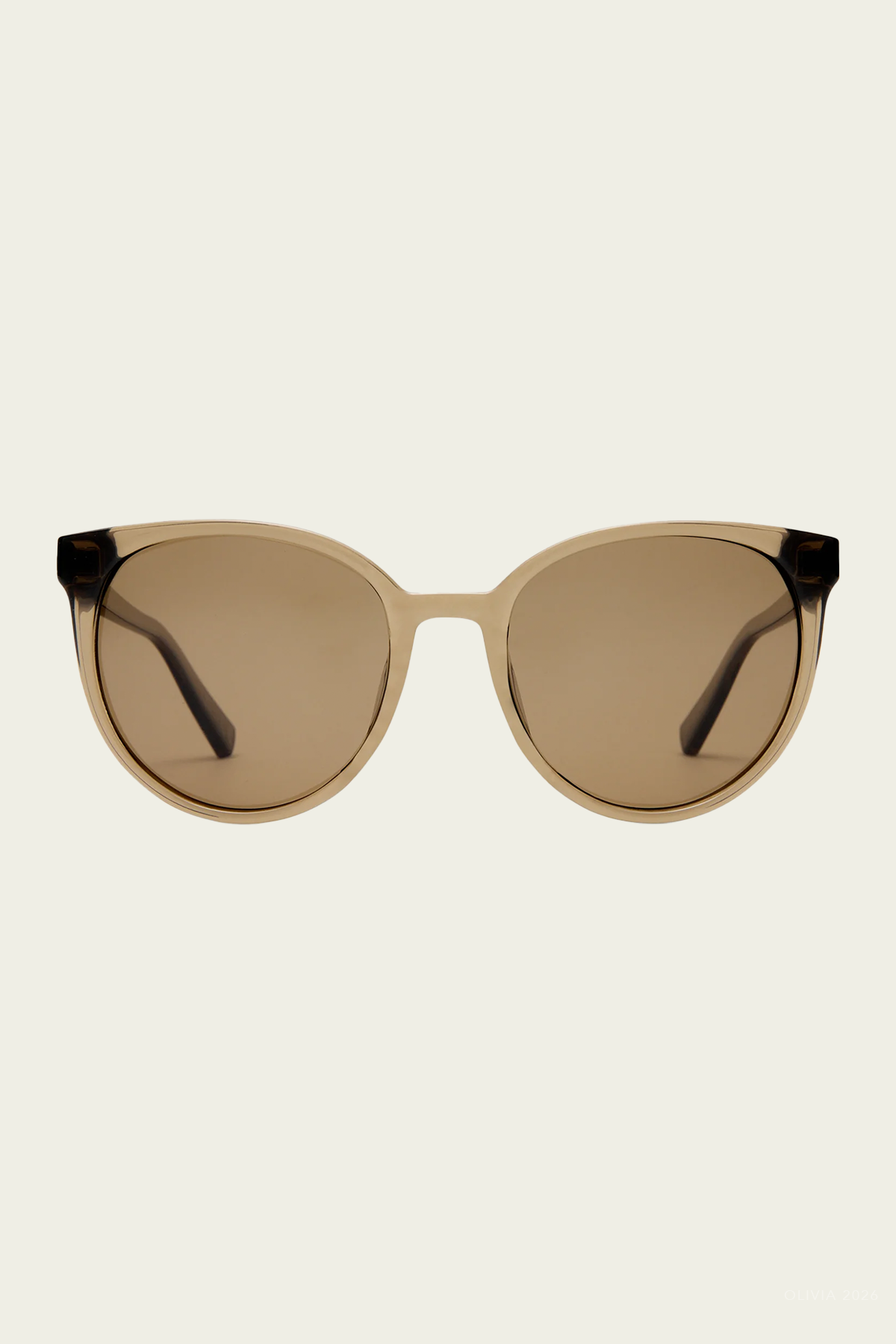 Armada Round Sunglasses in Cocoa