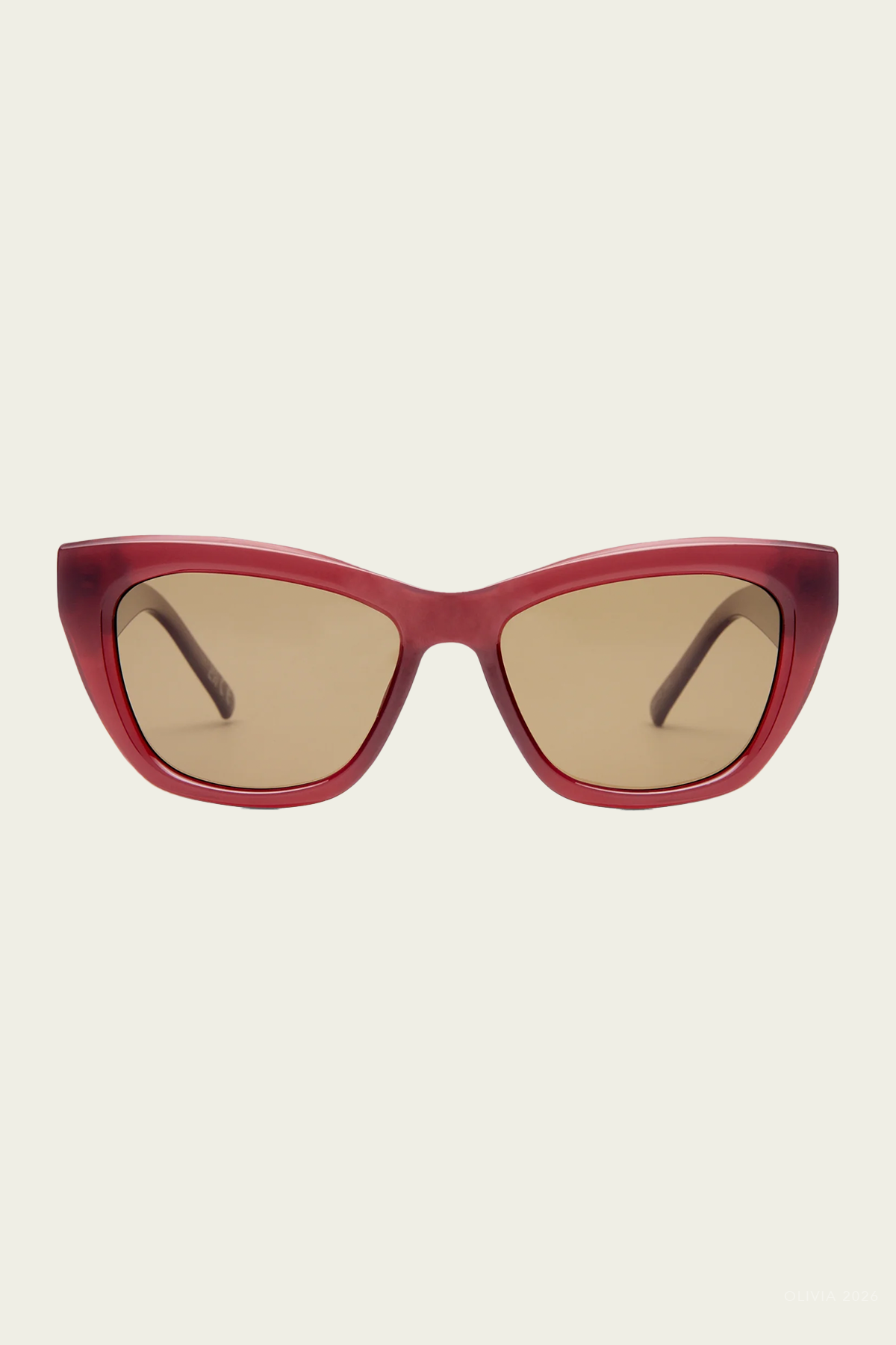 Lumen+ Cat-Eye Sunglasses in Cranberry