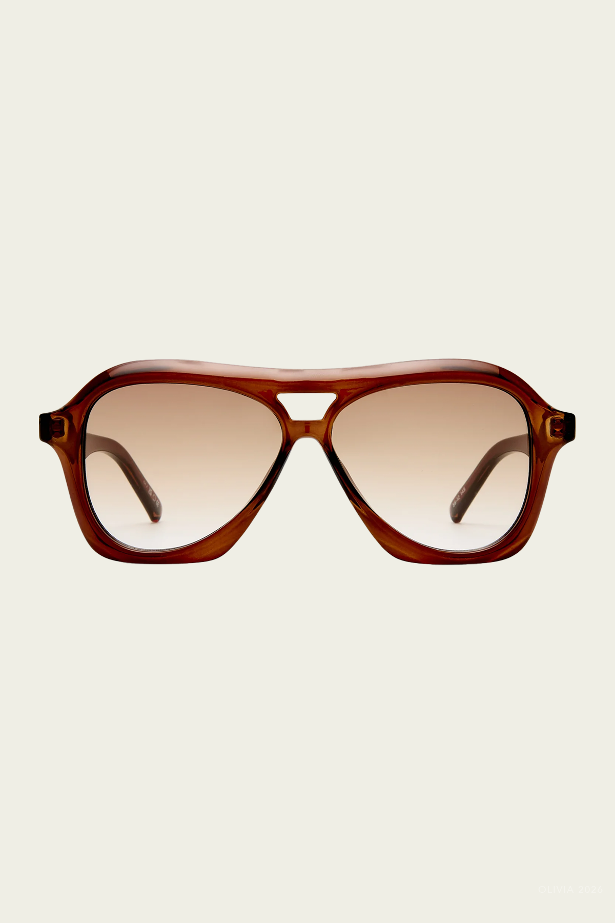 Drizzle Aviator Sunglasses in Cocoa