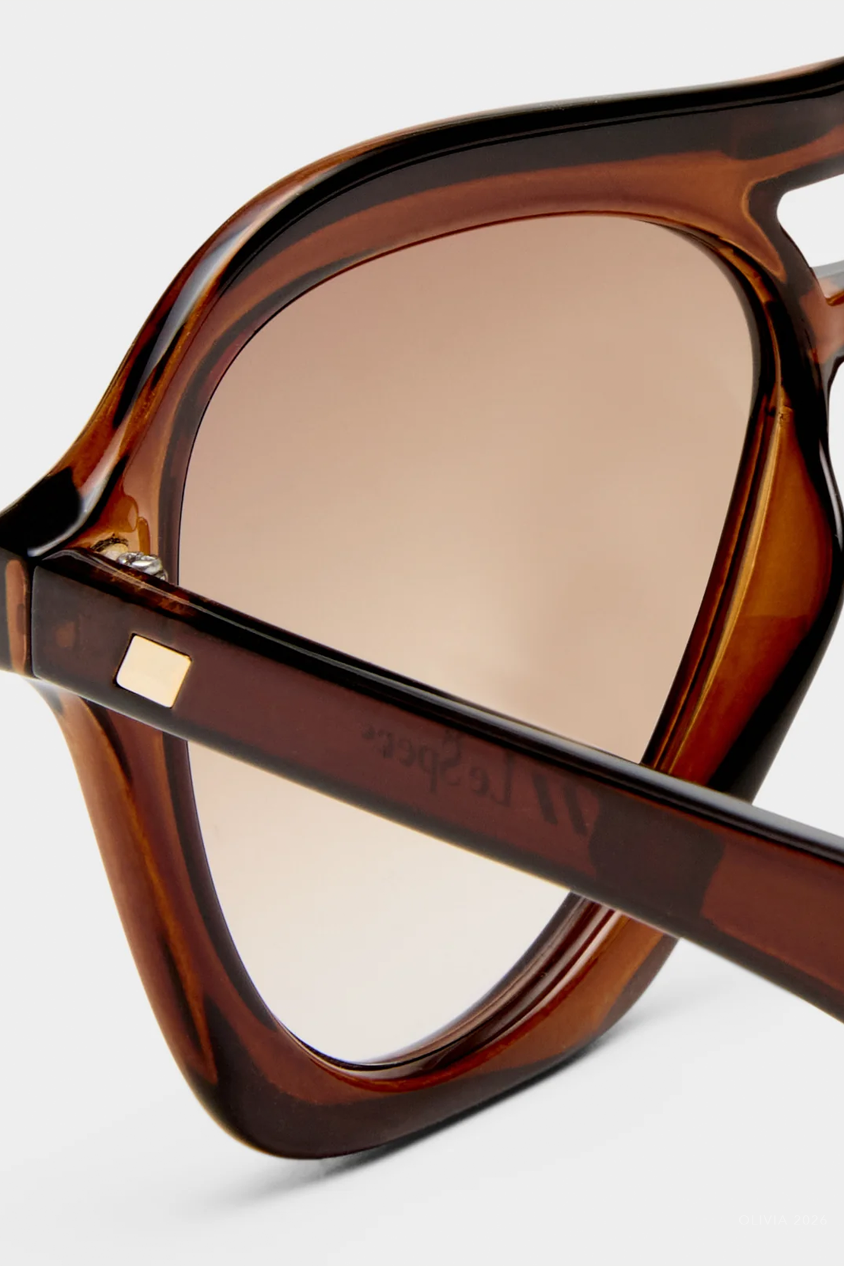 Drizzle Aviator Sunglasses in Cocoa