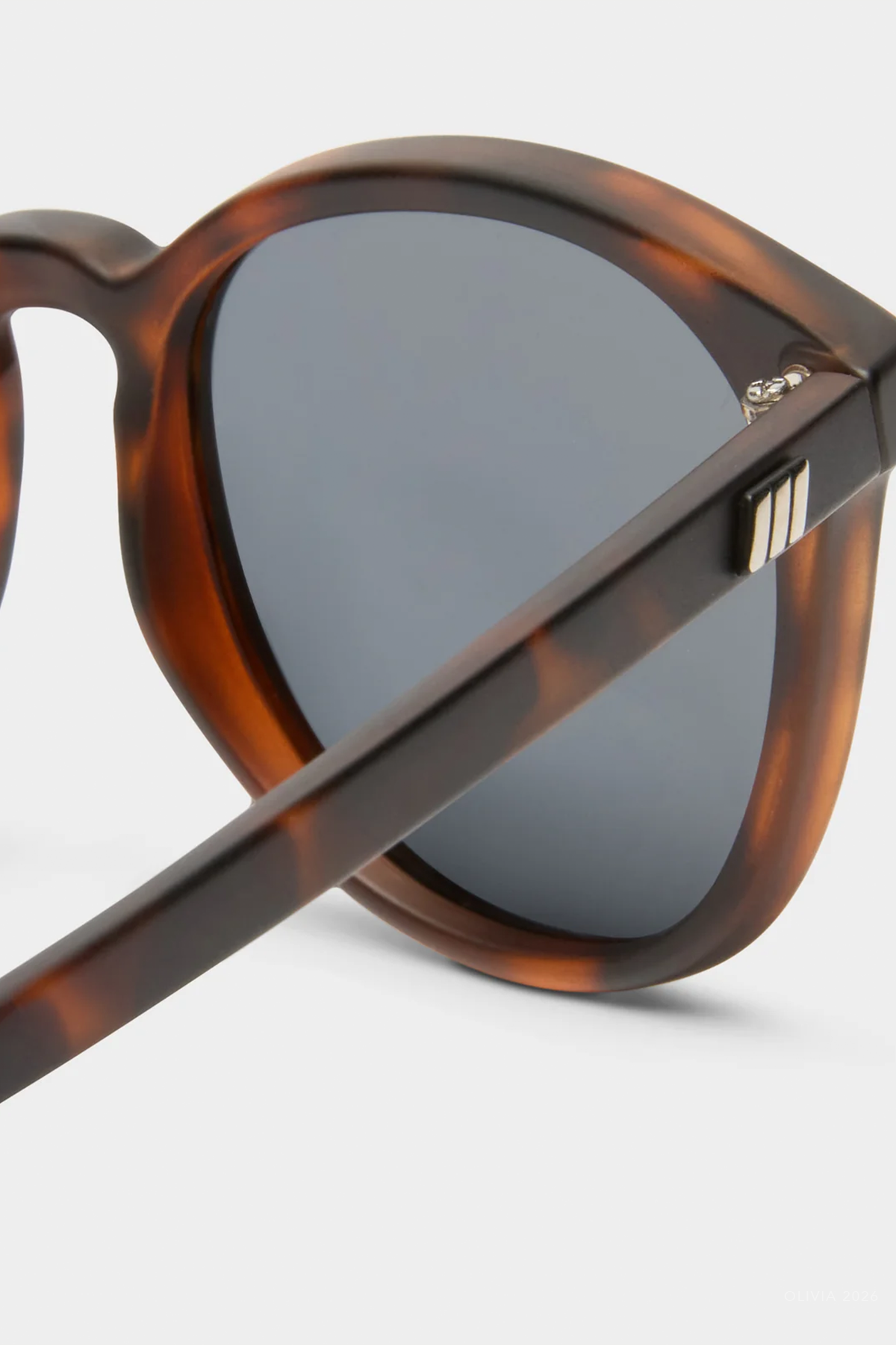 Bandwagon Round Sunglasses in Matte Tort
