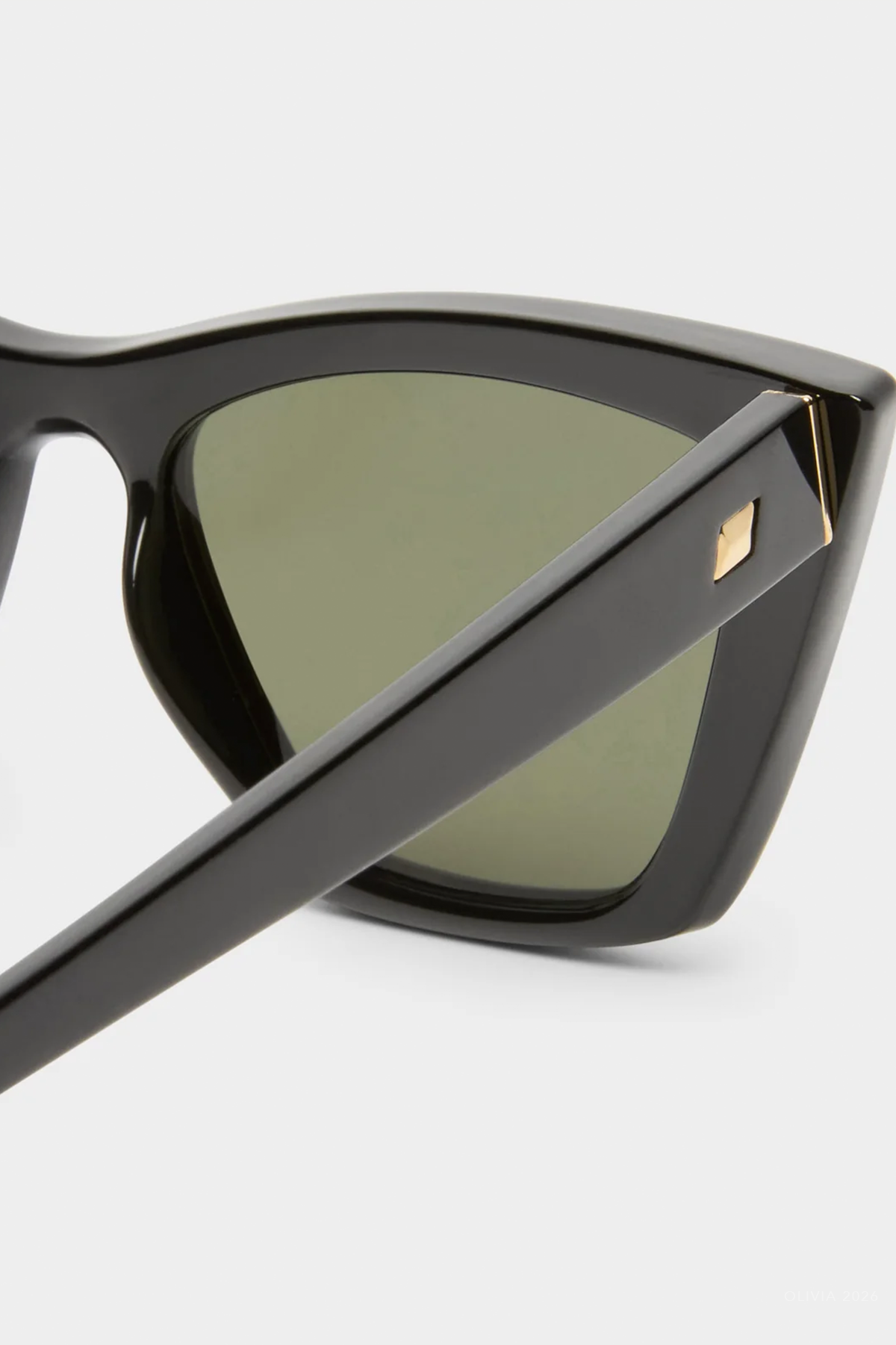 Velodrome Cat-Eye Sunglasses in Black