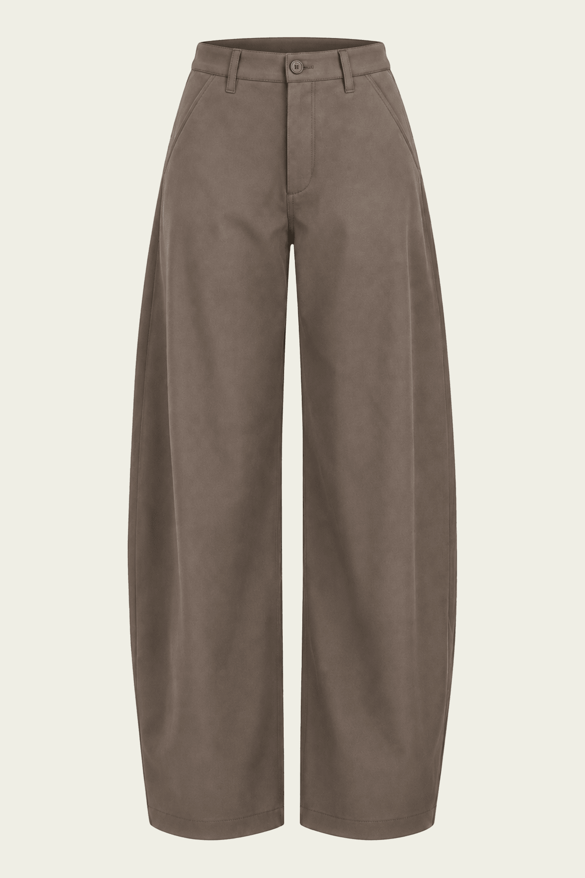 Luna Trouser in Taupe - shop-olivia.com
