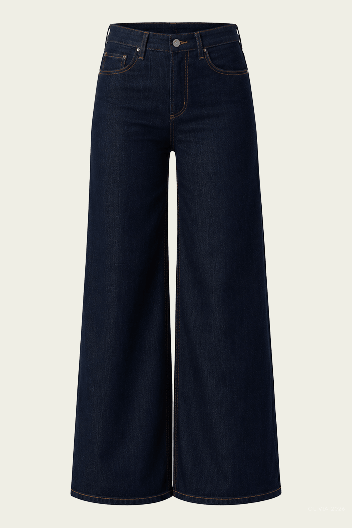 Lyra Long Wide Leg in Soft Rinse - shop-olivia.com