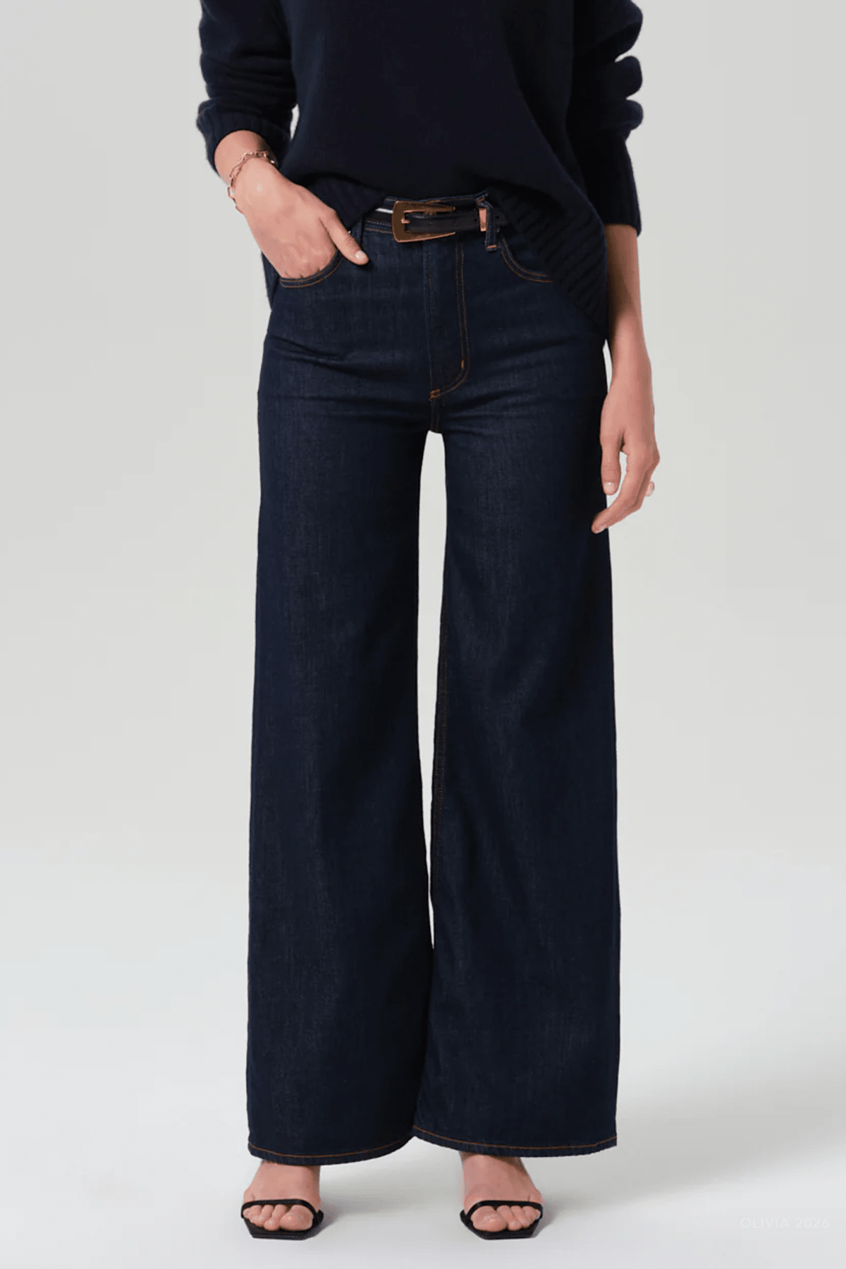 Lyra Long Wide Leg in Soft Rinse - shop-olivia.com