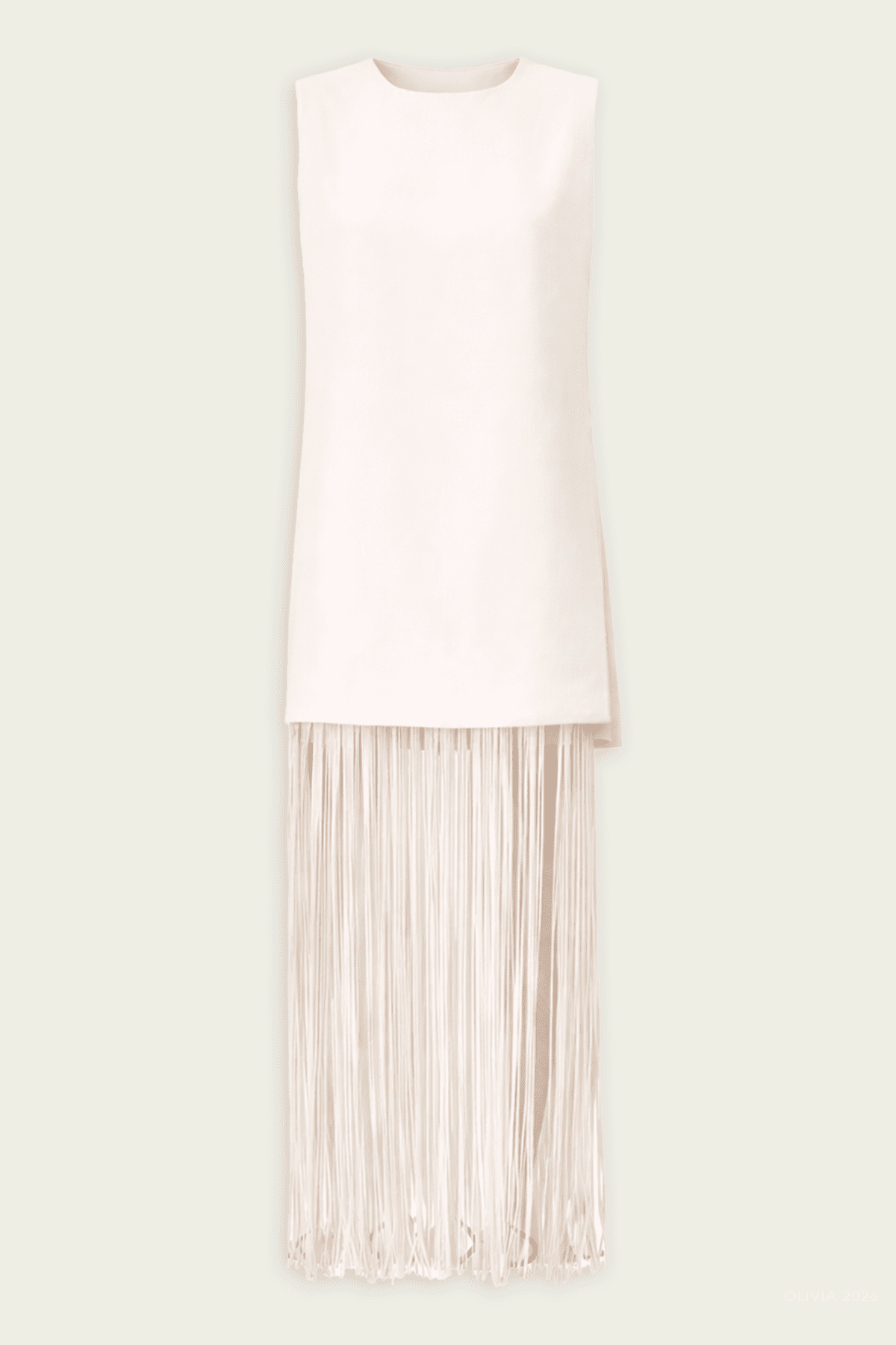 Mackenzie Dress in Off - White - shop - olivia.com