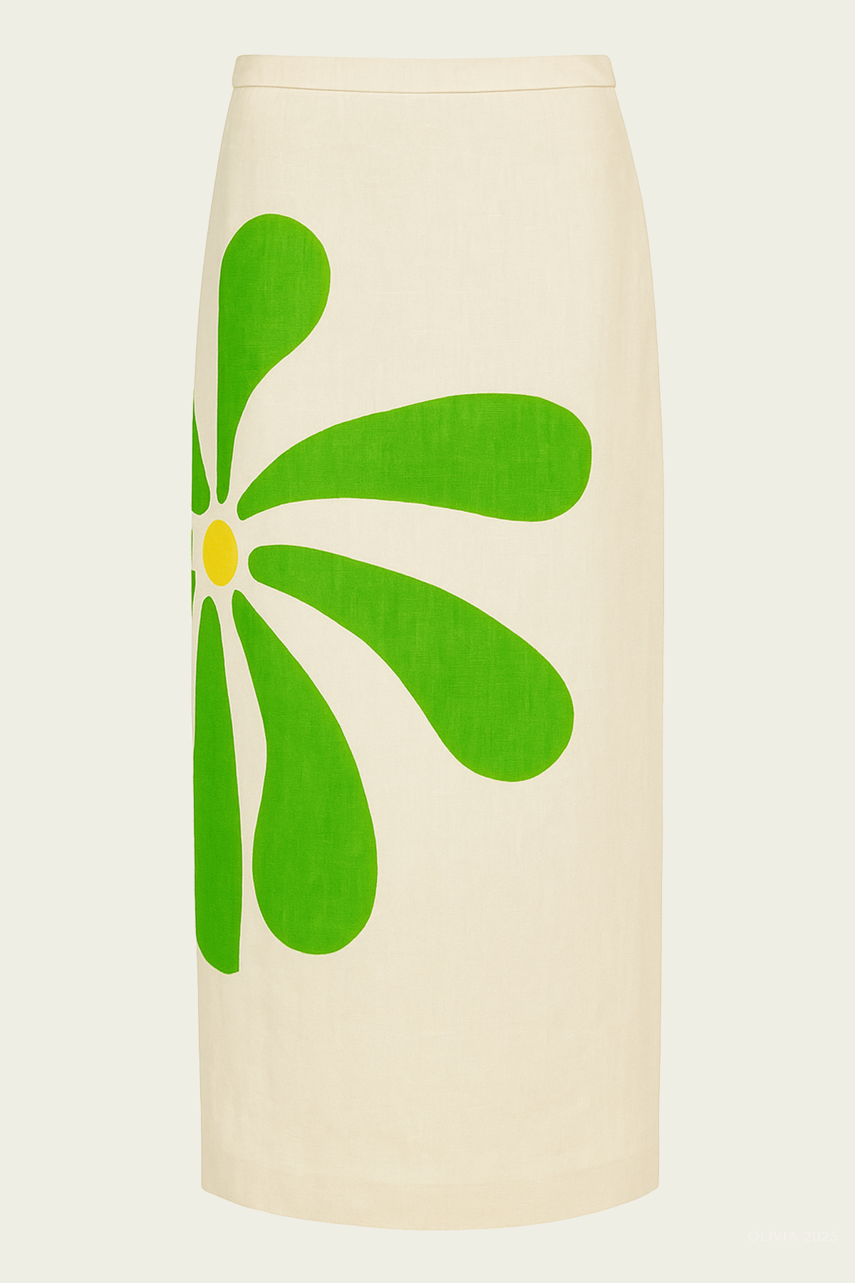 Magda Skirt in Riviera Egret - shop - olivia.com