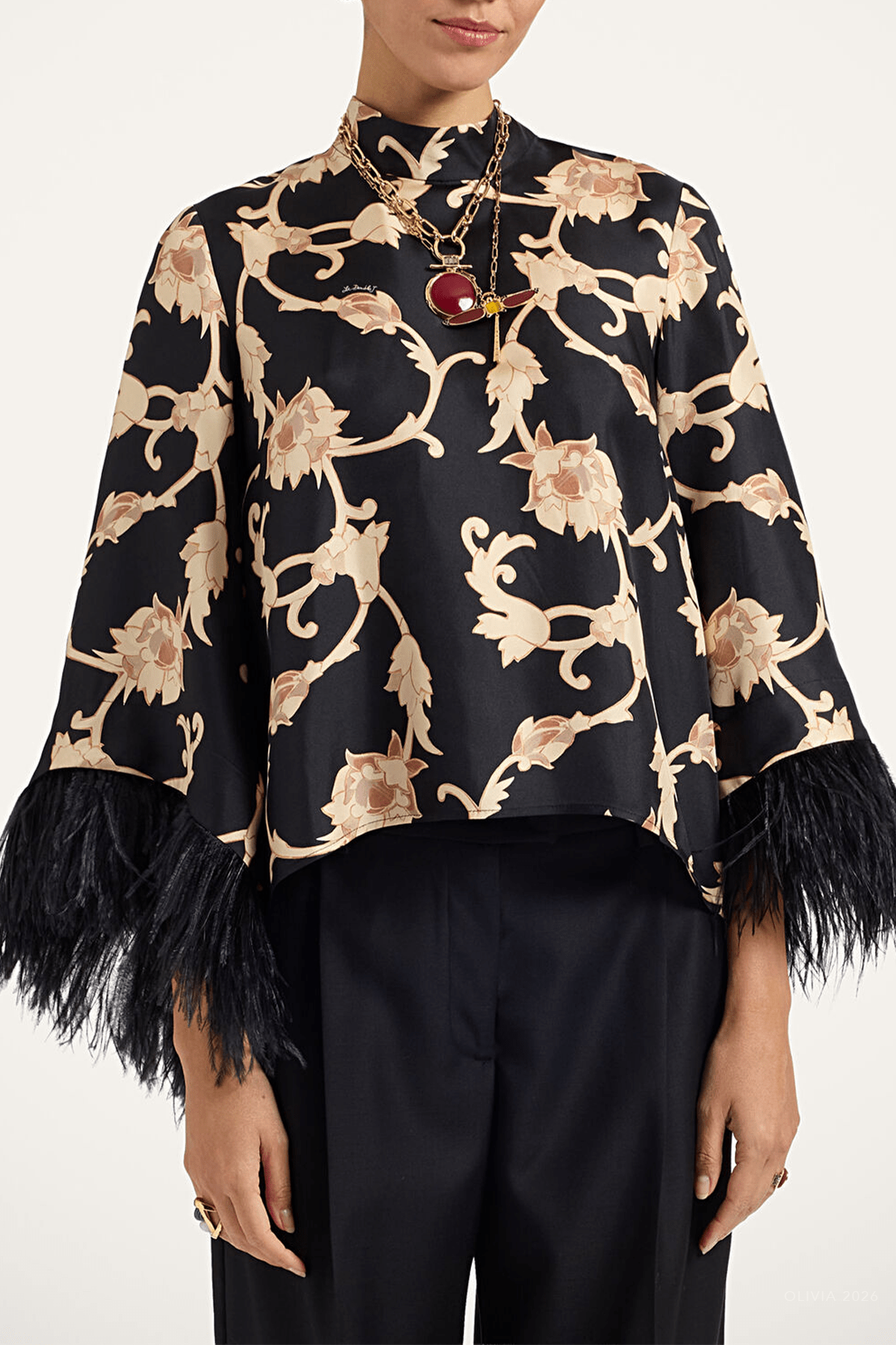 Make An Exit Top in Buttercup Black - shop-olivia.com