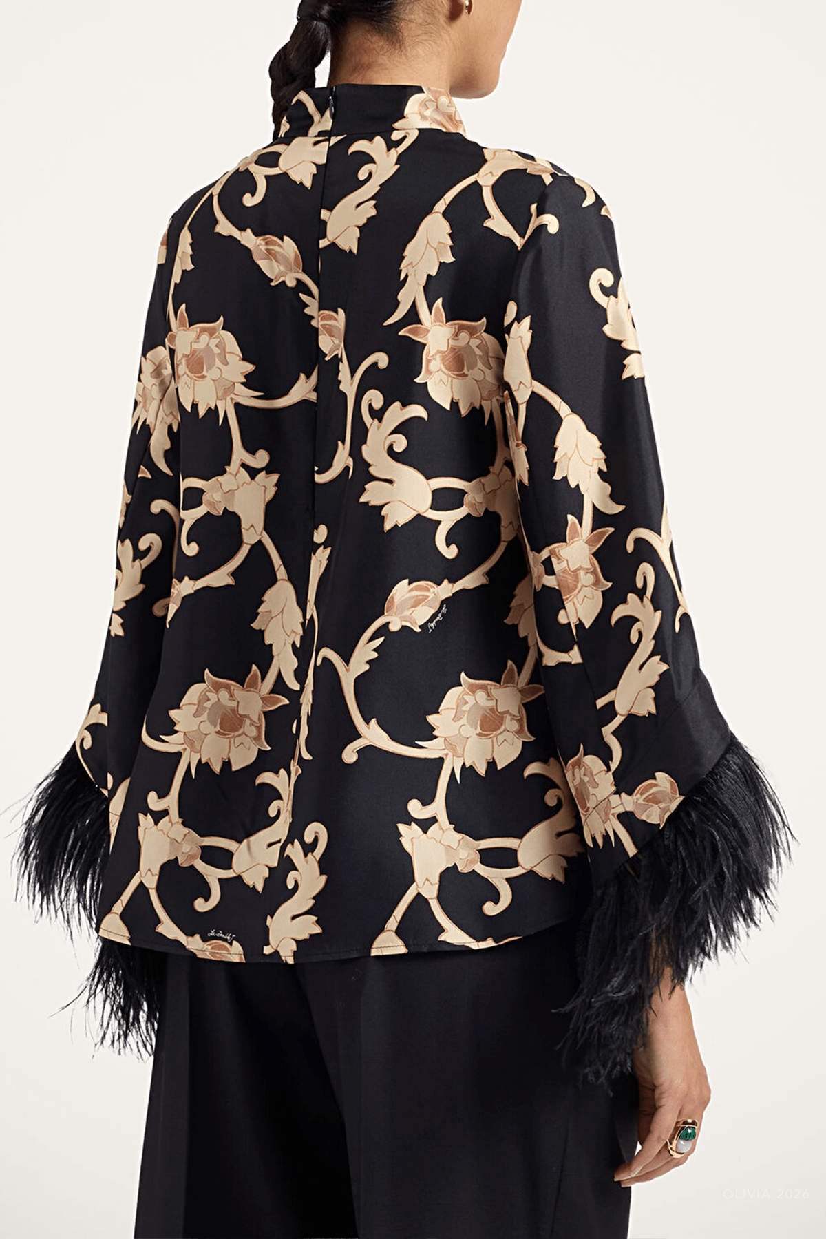 Make An Exit Top in Buttercup Black - shop-olivia.com