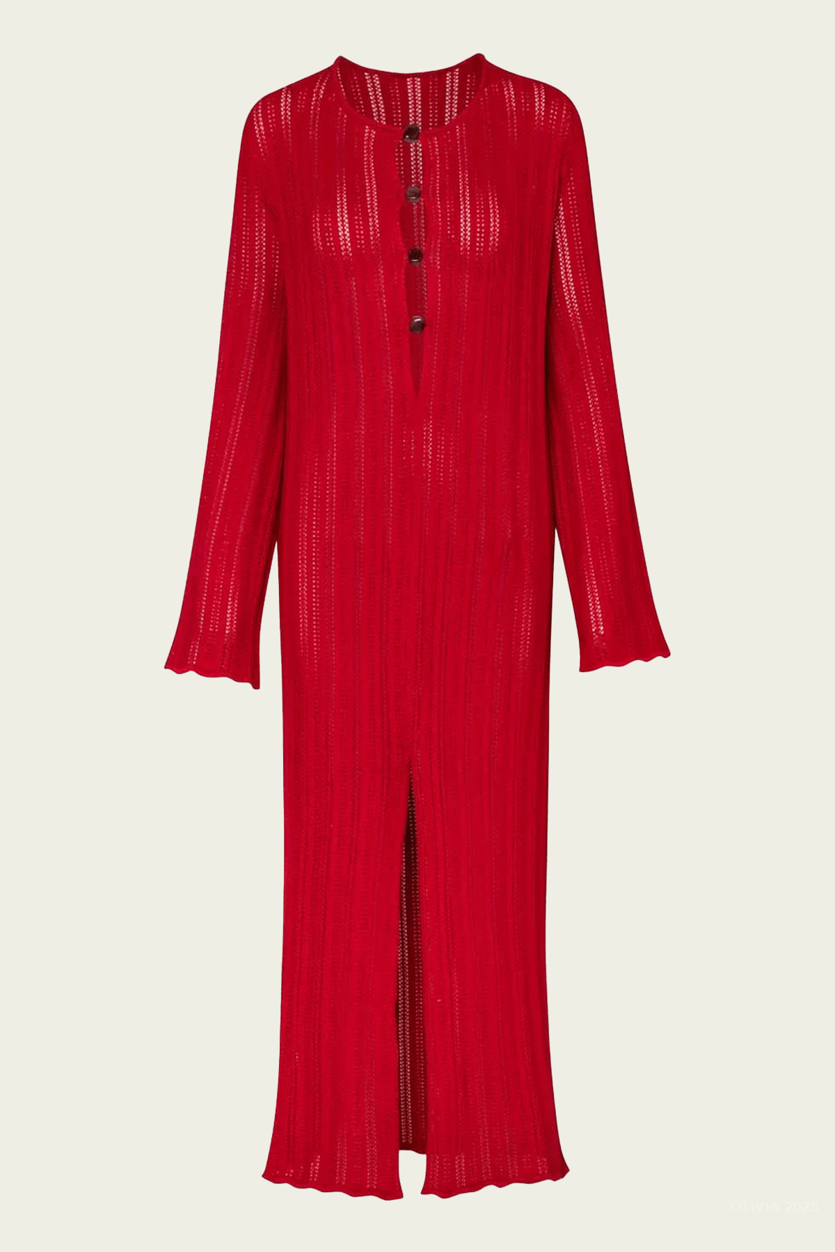 Mamu Maxi Dress in Fire Red - shop - olivia.com