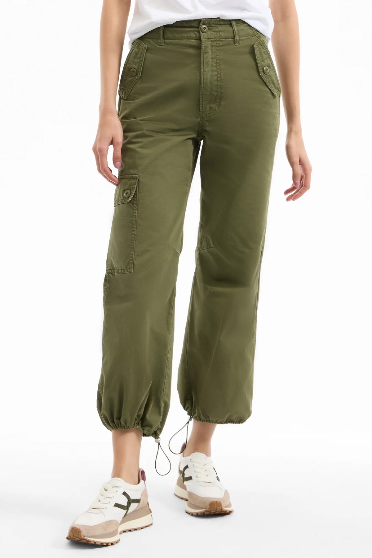 Mandy Parachute Pant in Army - shop - olivia.com