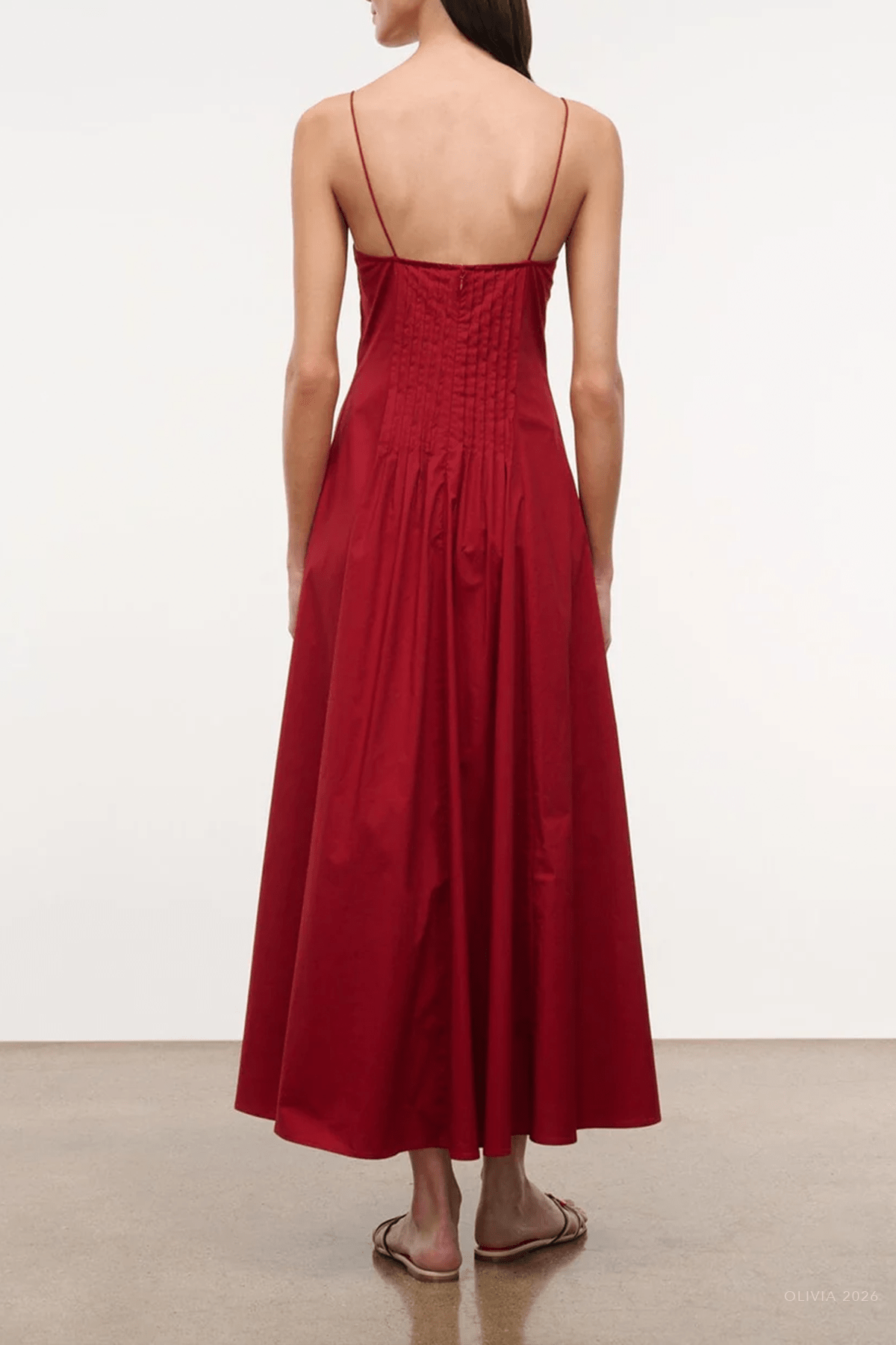 Margi Dress in Rouge - shop - olivia.com