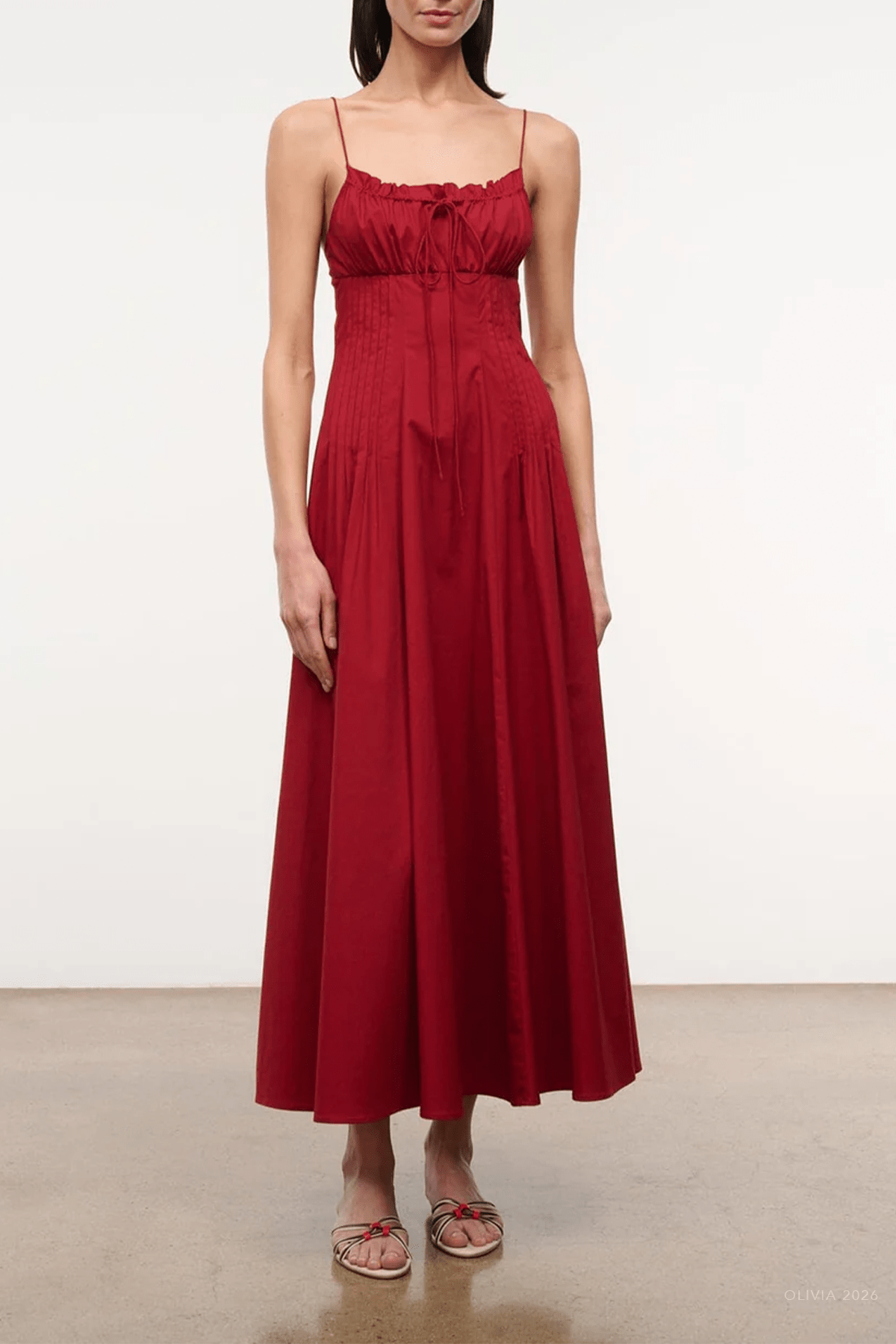 Margi Dress in Rouge - shop - olivia.com