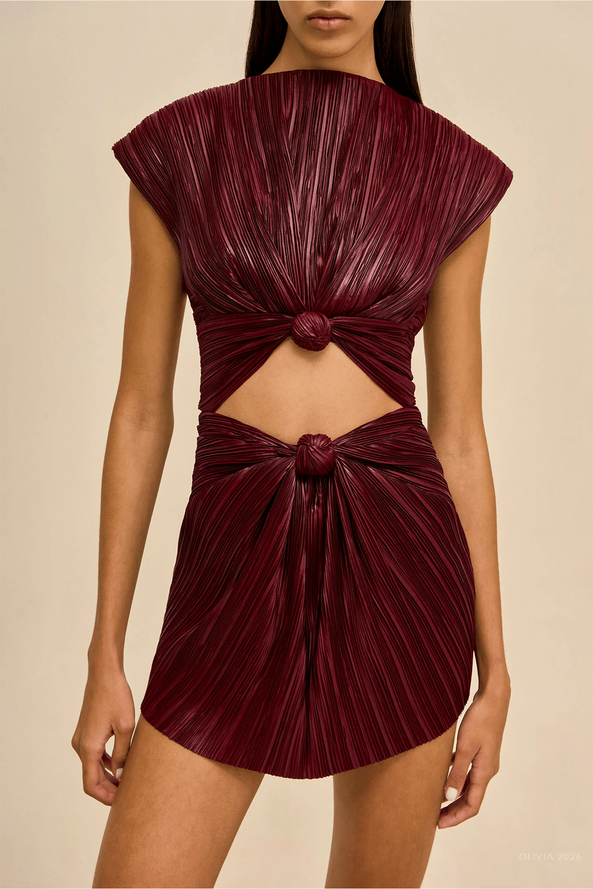 Marilou Dress in Winter Plum - shop-olivia.com