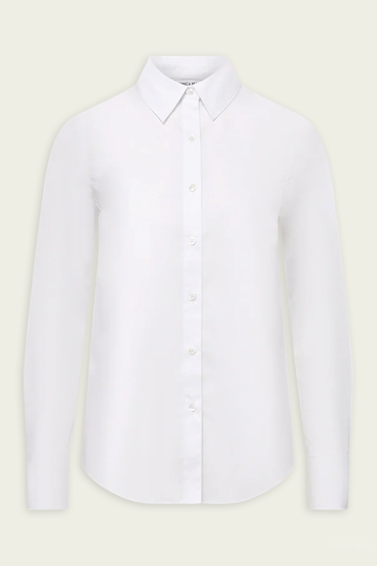 Marisol Button - Down Shirt in White - shop - olivia.com