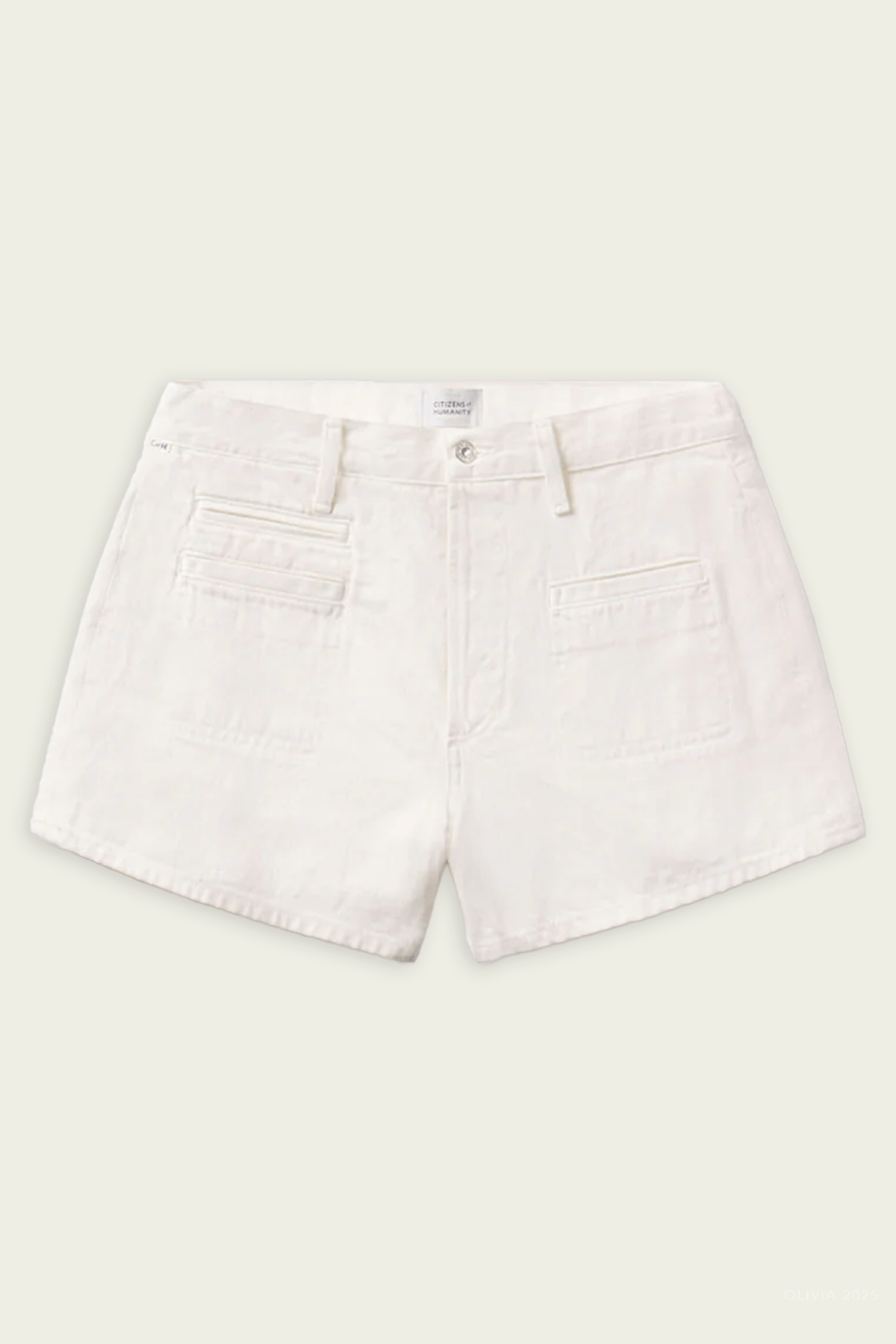Marlow Welt Pocket Short in Pashmina - shop - olivia.com