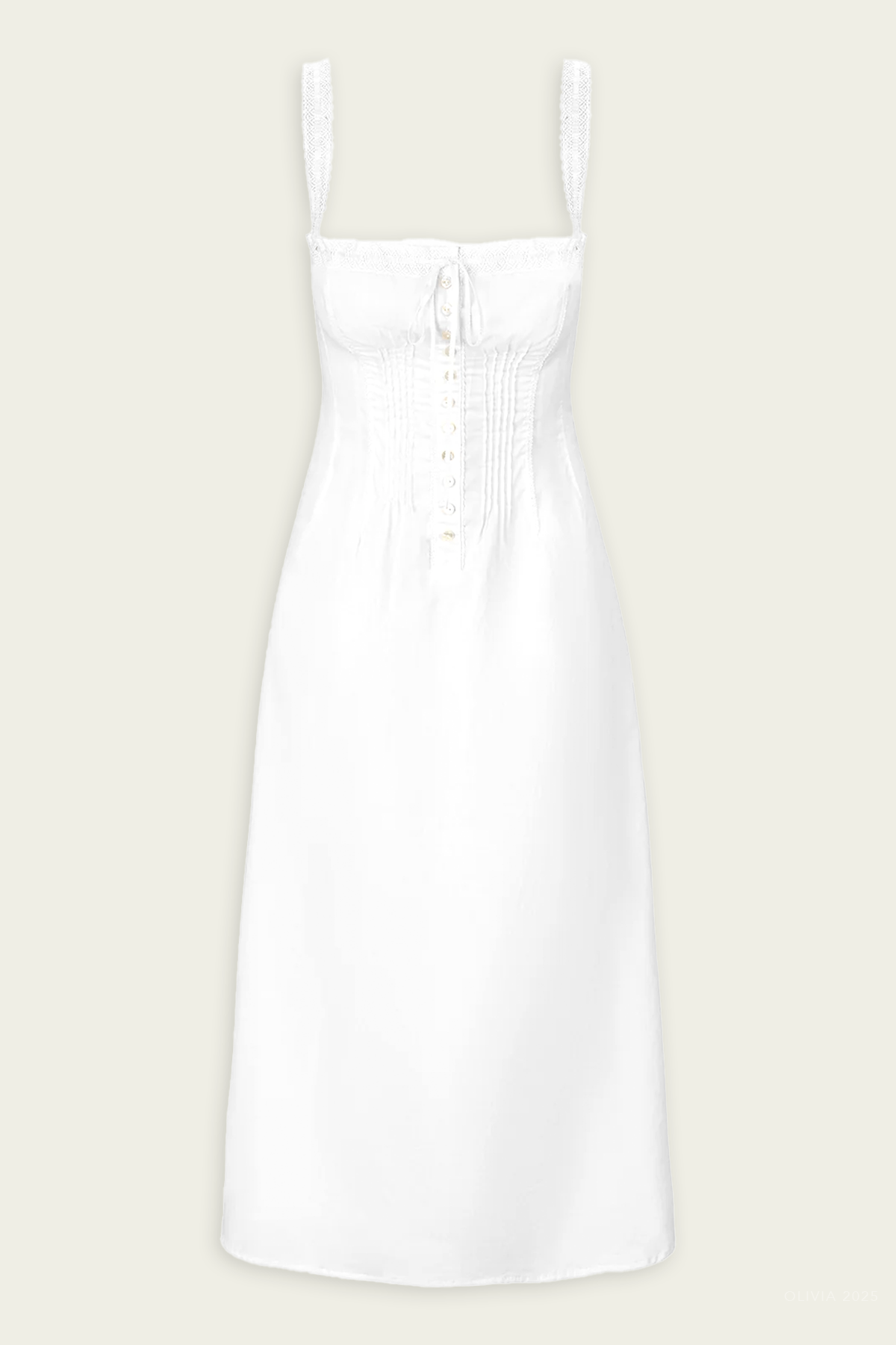 Matilde Dress in White - shop - olivia.com