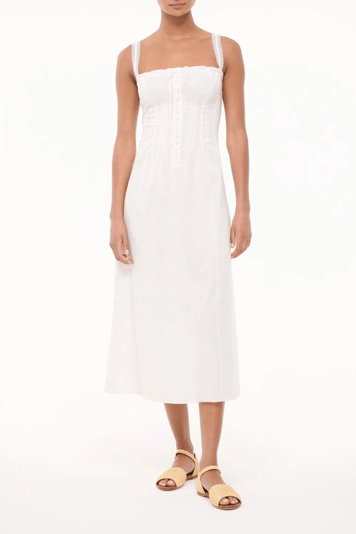 Matilde Dress in White - shop - olivia.com