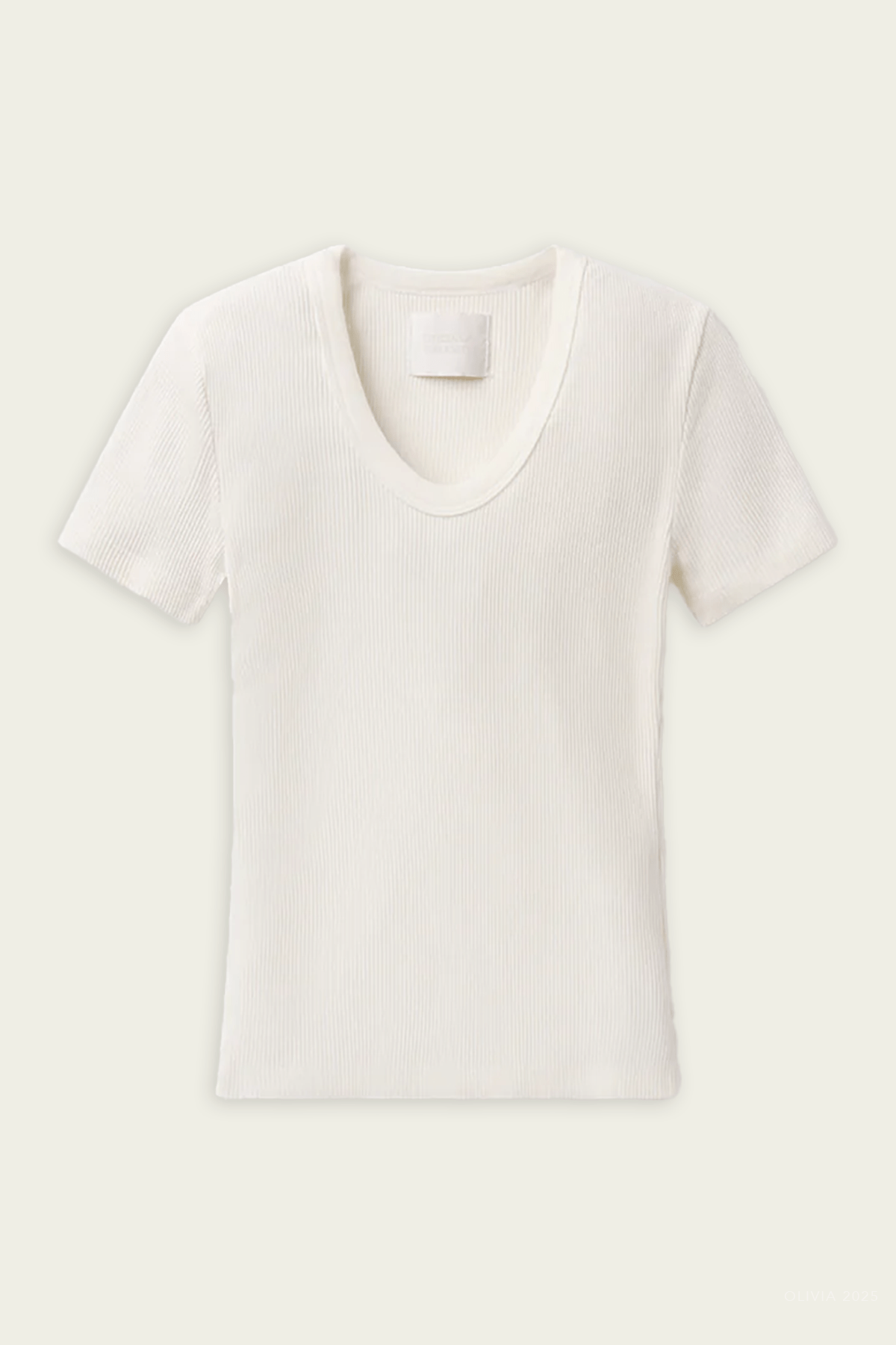 Maude U - Neck Tee in Pashmina - shop - olivia.com