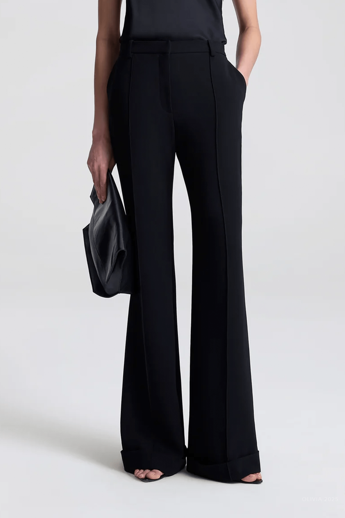 Max Tailored Pant in Black - shop - olivia.com