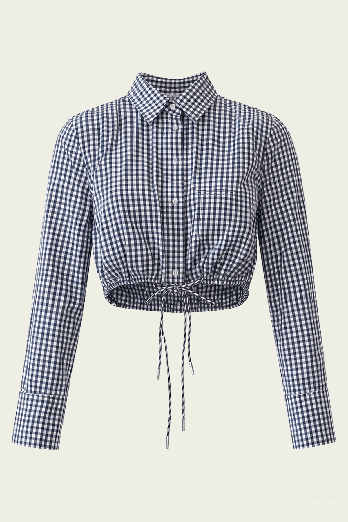 Mazi Top in Navy White - shop - olivia.com