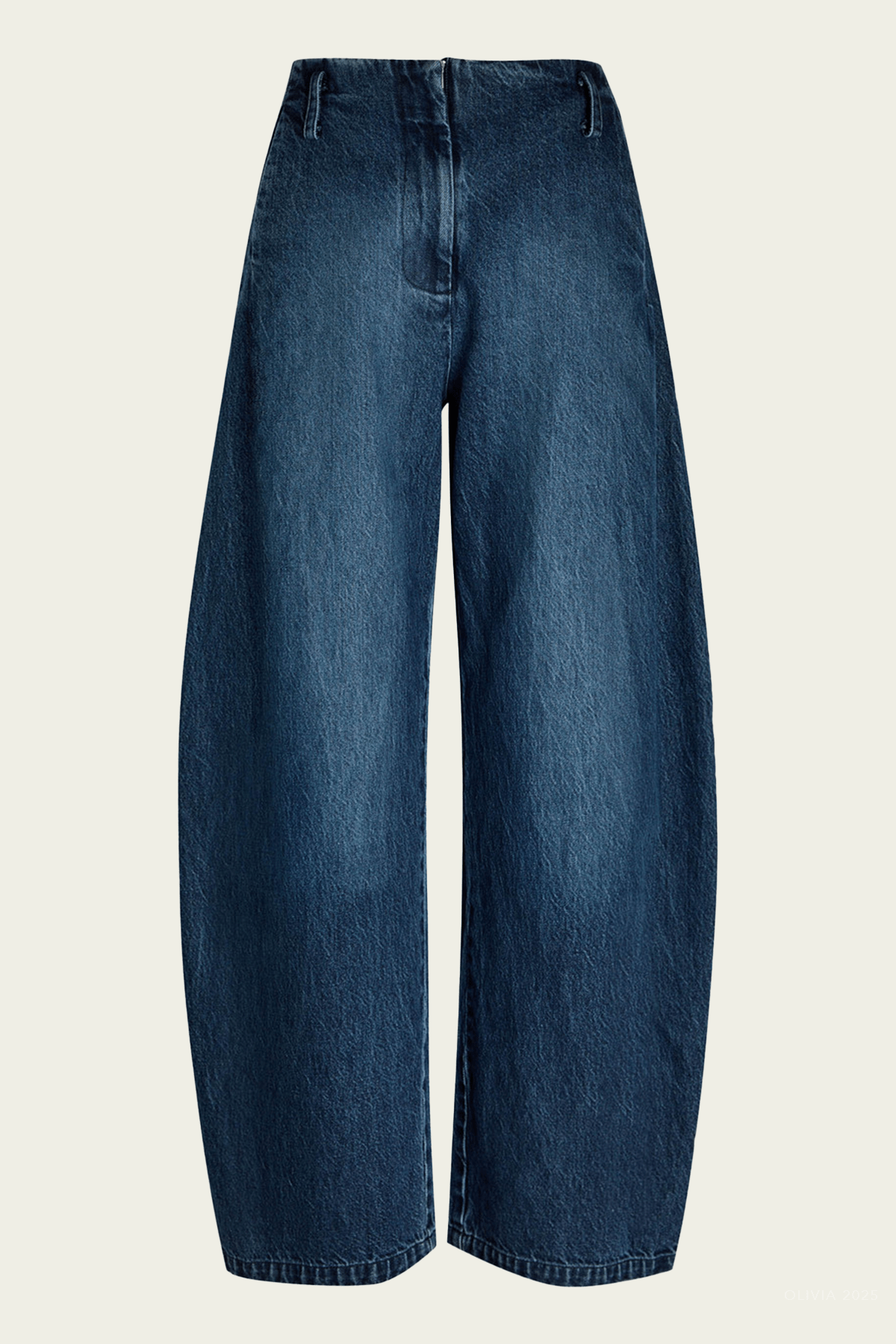 Meki Cocoon Jeans in Washed Indigo - shop - olivia.com