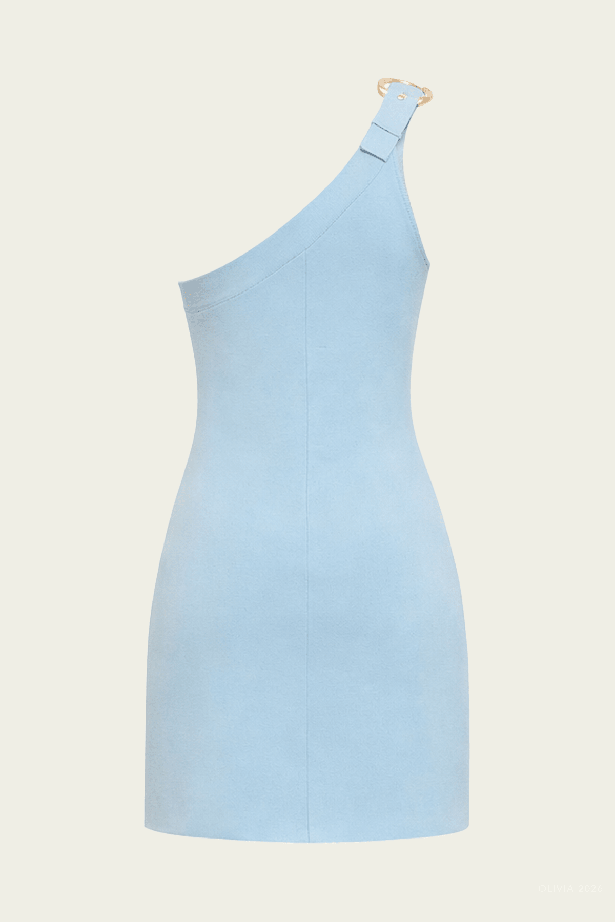 Mendela Knit Mini Dress in Coastal - shop - olivia.com