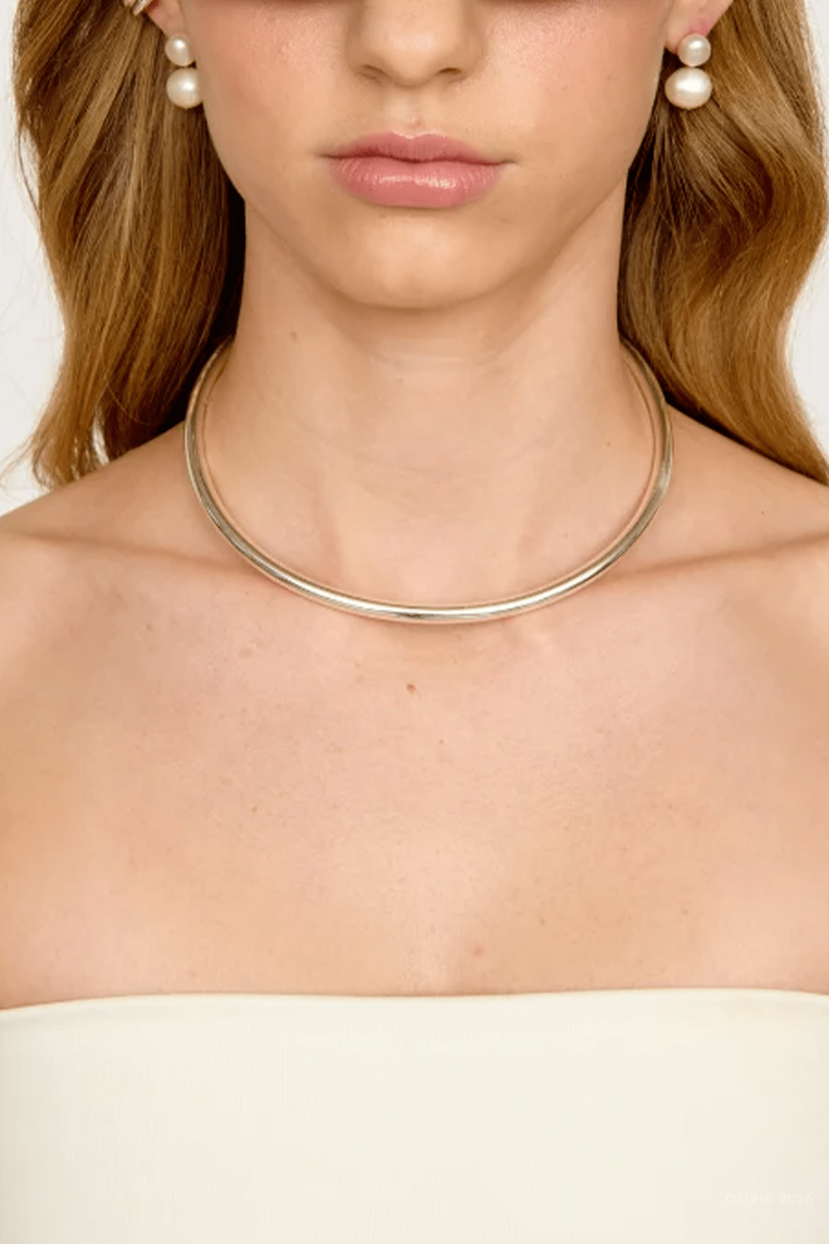 Merida Necklace in Silver - shop-olivia.com