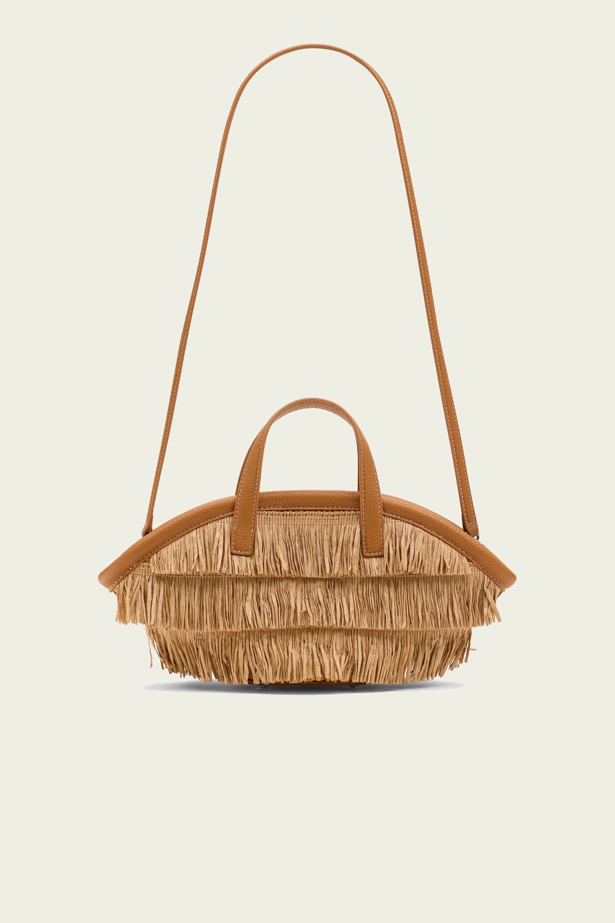 Mini Fringe Mercado Tote in Natural - shop - olivia.com