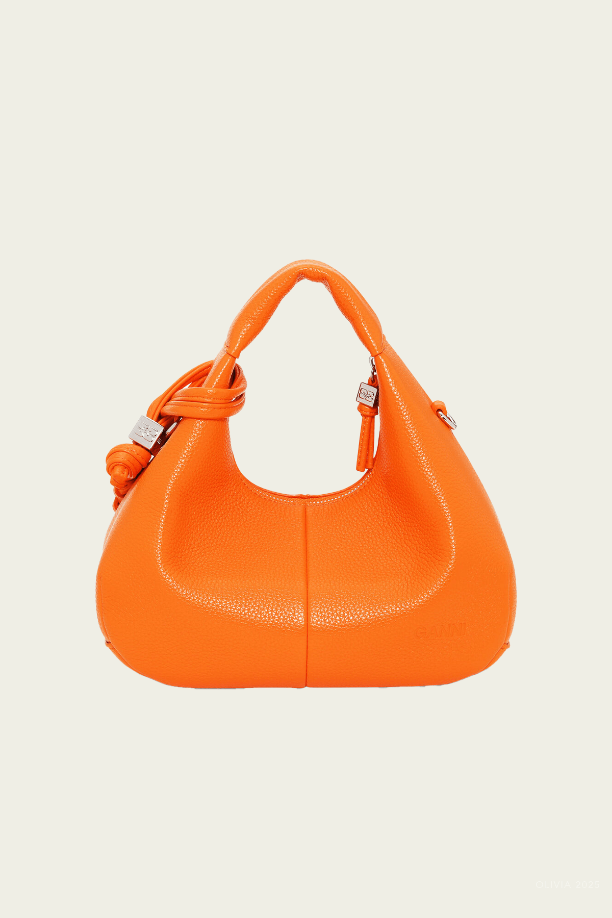 Mini Hobo Bag in Russet Orange - shop - olivia.com