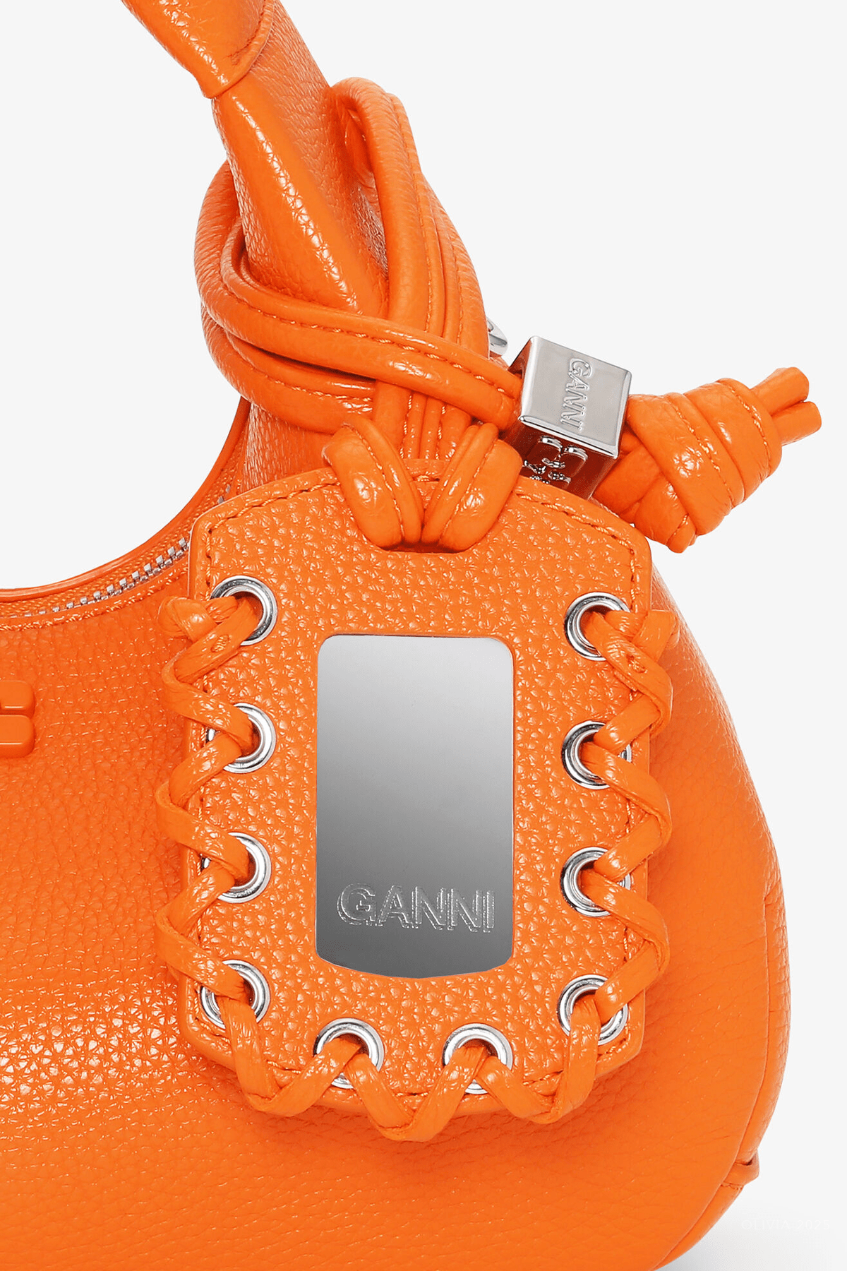 Mini Hobo Bag in Russet Orange - shop - olivia.com