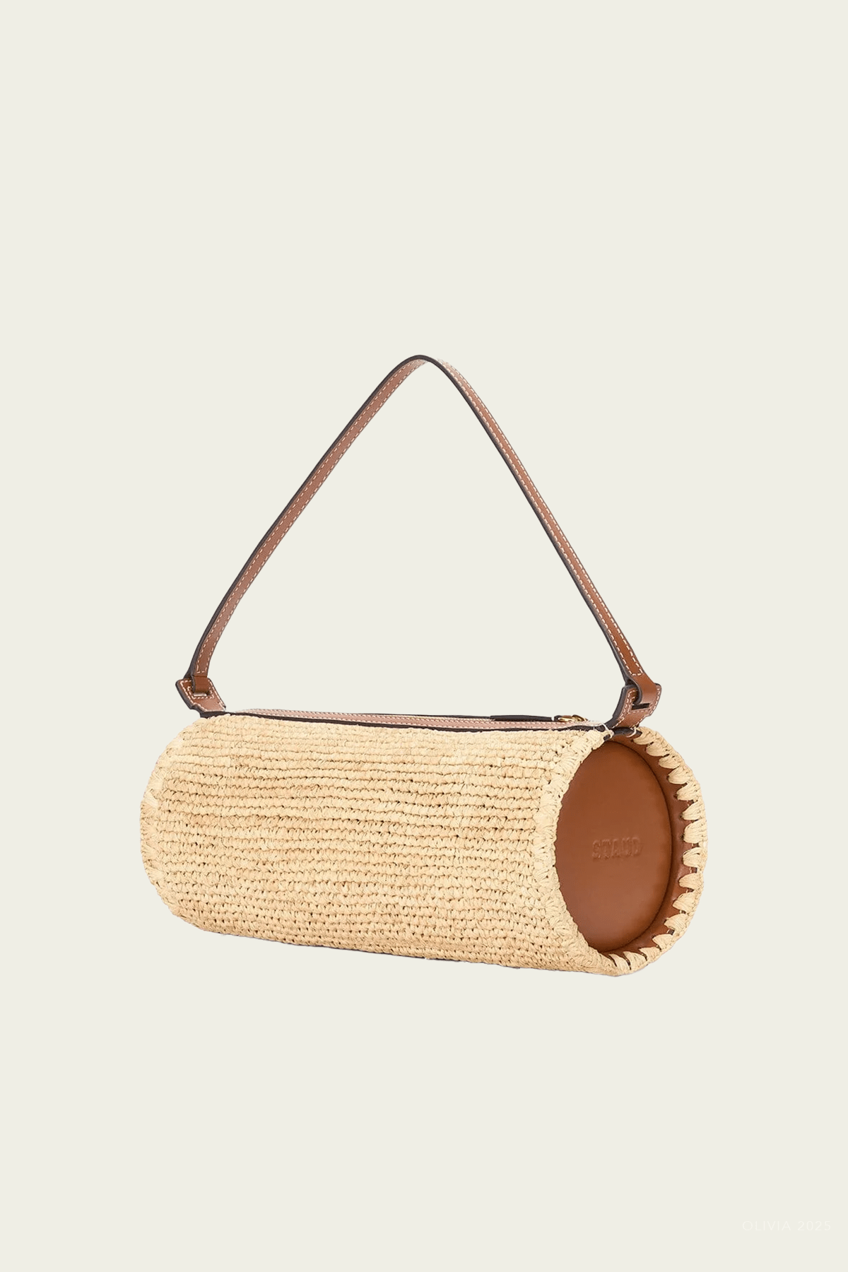 Mini Taru Raffia Bag in Natural Tan - shop - olivia.com