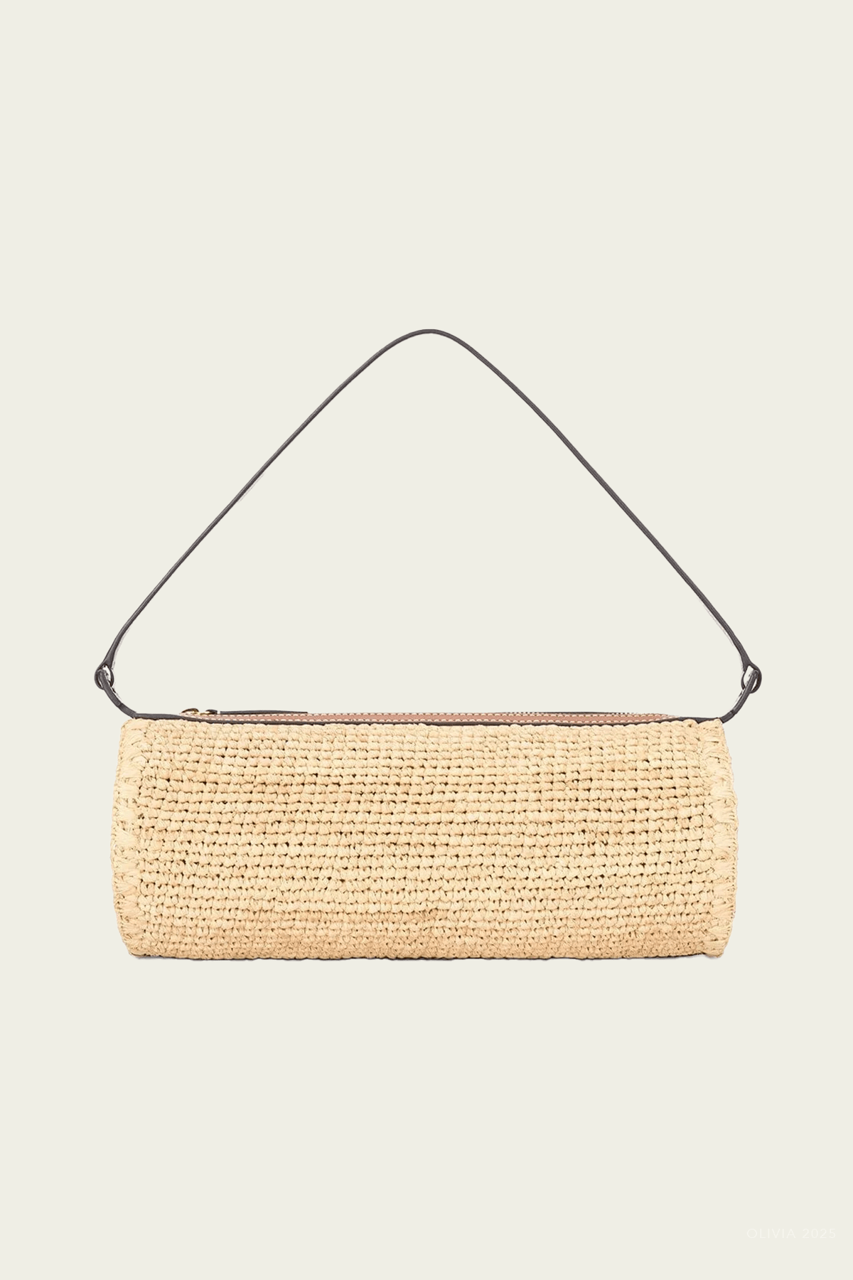 Mini Taru Raffia Bag in Natural Tan - shop - olivia.com