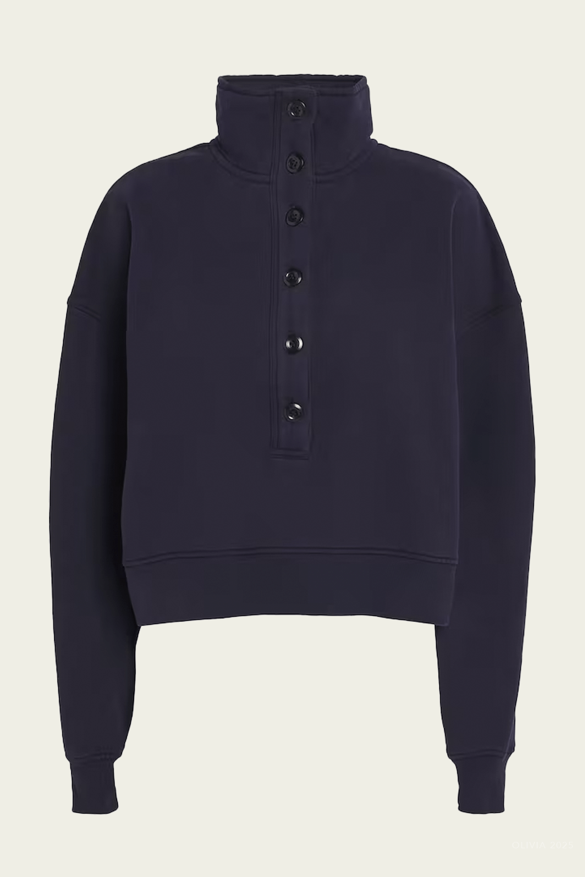 Mirelle Funnel Neck in Navy - shop - olivia.com